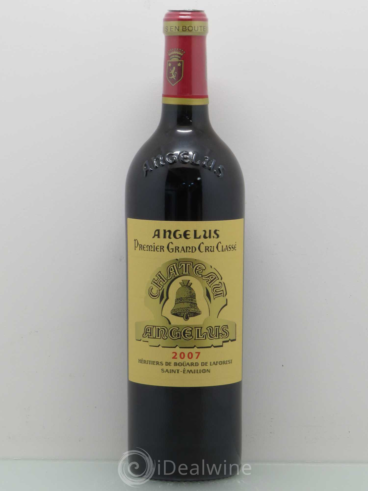 Château Angélus 1er Grand Cru Classé A 2007 - Lot de 1 bouteille - 0