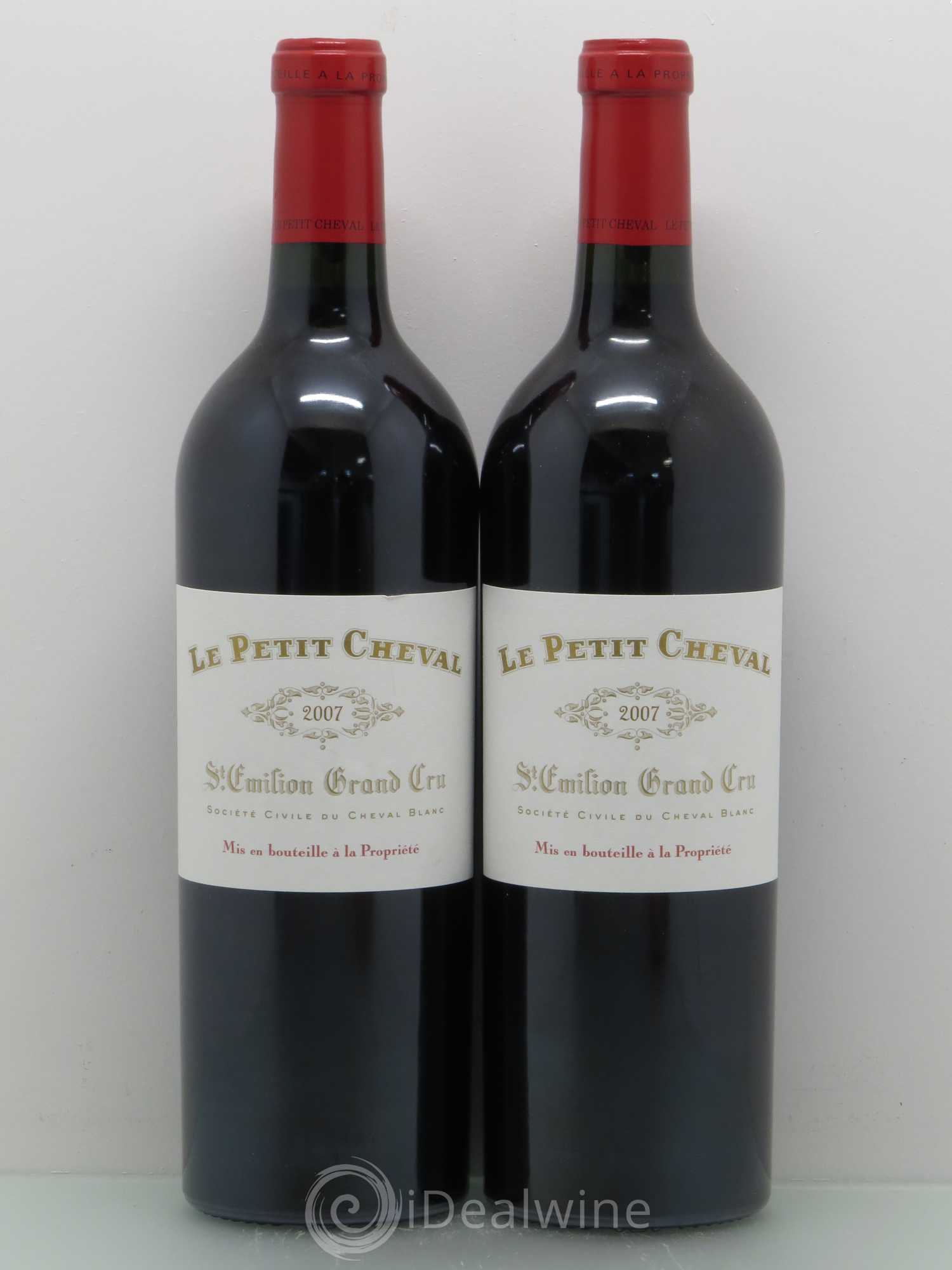 Le Petit Cheval Second Vin 2007 - Lot de 2 bouteilles - 0