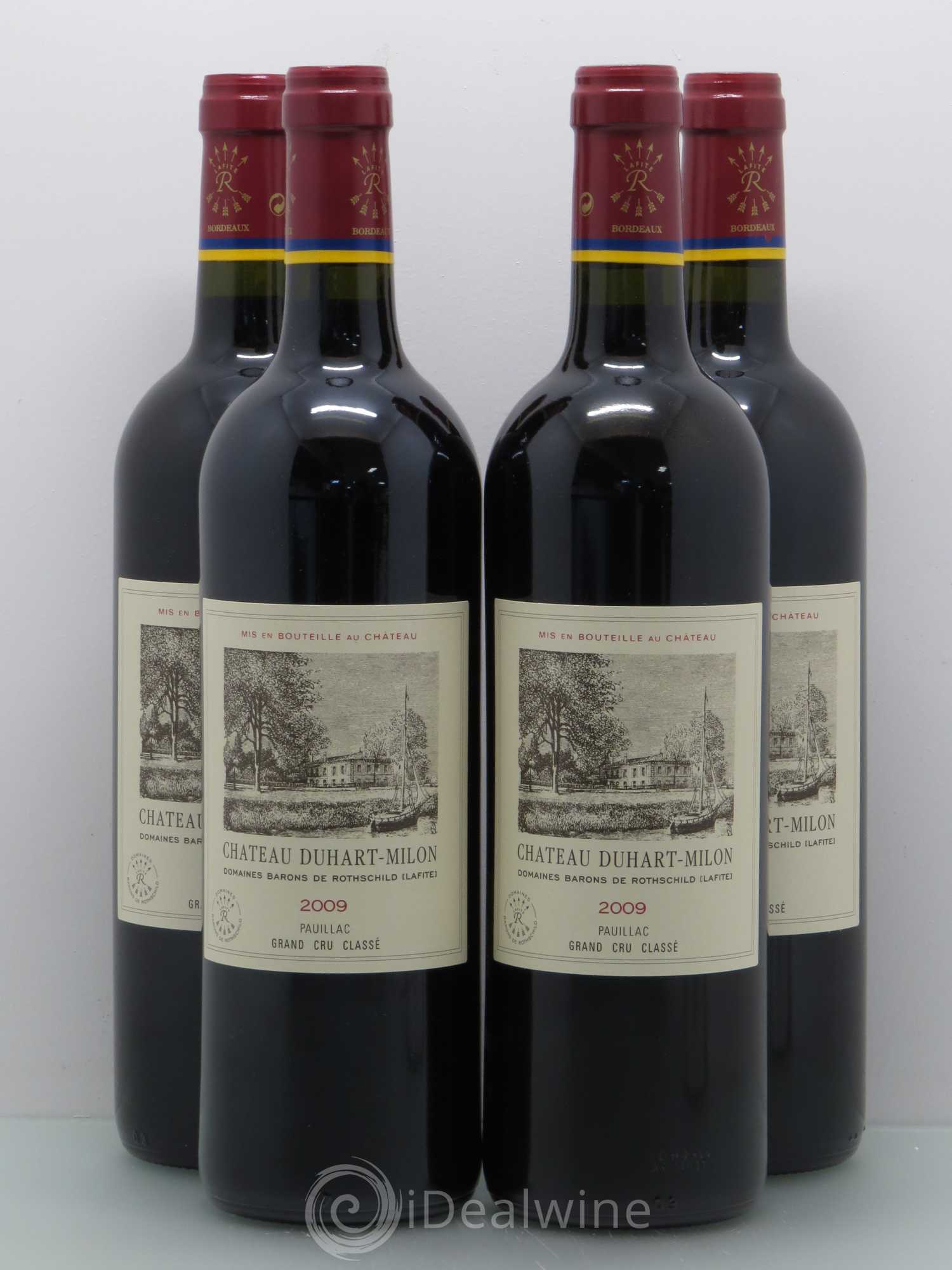 Château Duhart-Milon 4ème Grand Cru Classé 2009 - Lot de 4 bouteilles - 0
