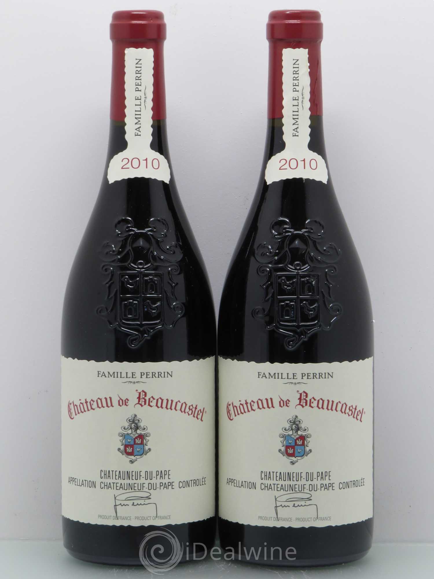 Châteauneuf-du-Pape Château de Beaucastel Famille Perrin 2010 - Lot de 2 bouteilles - 0