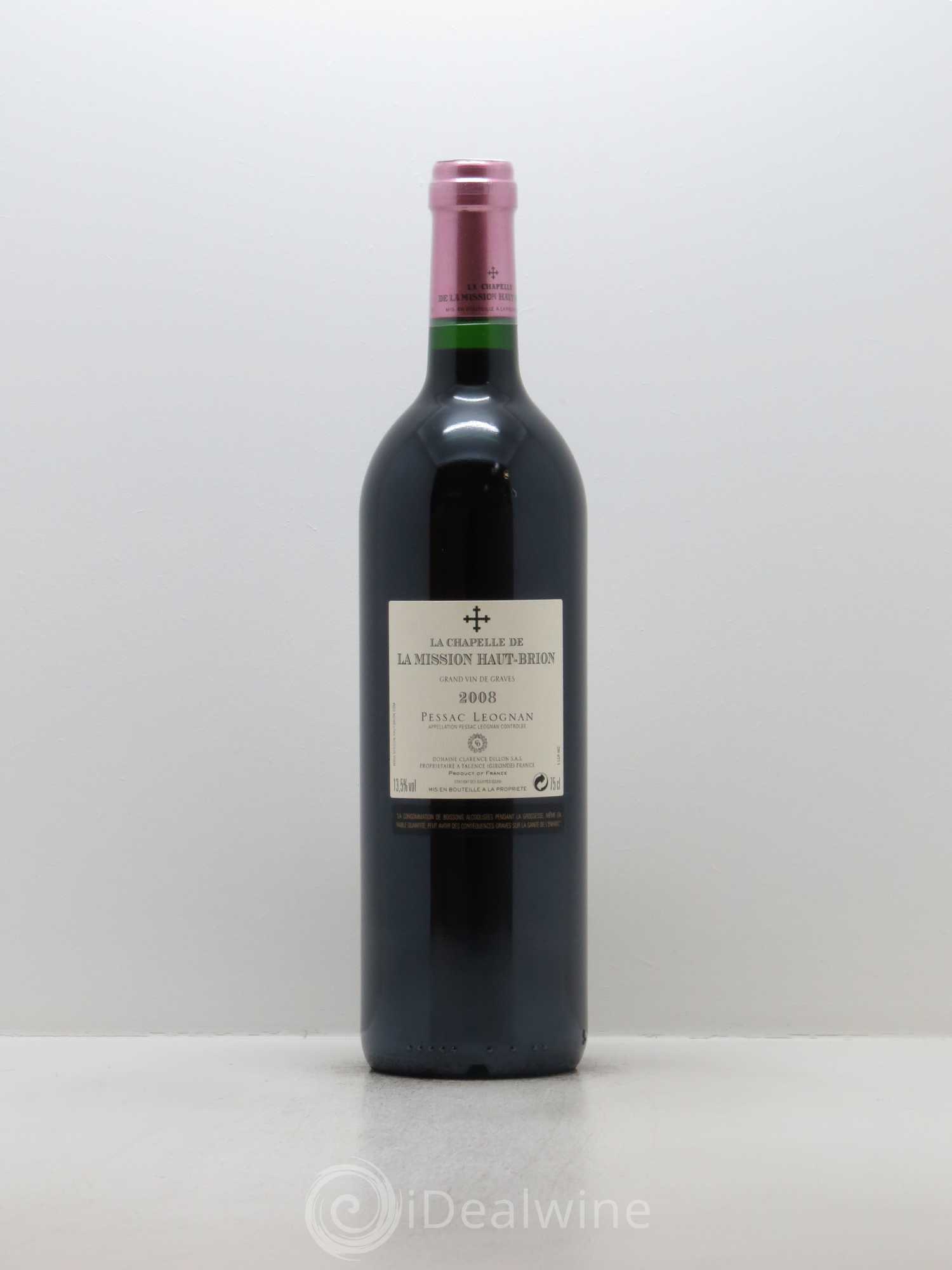 La Chapelle de La Mission Haut-Brion Second Vin 2008 - Lot de 1 bouteille - 1