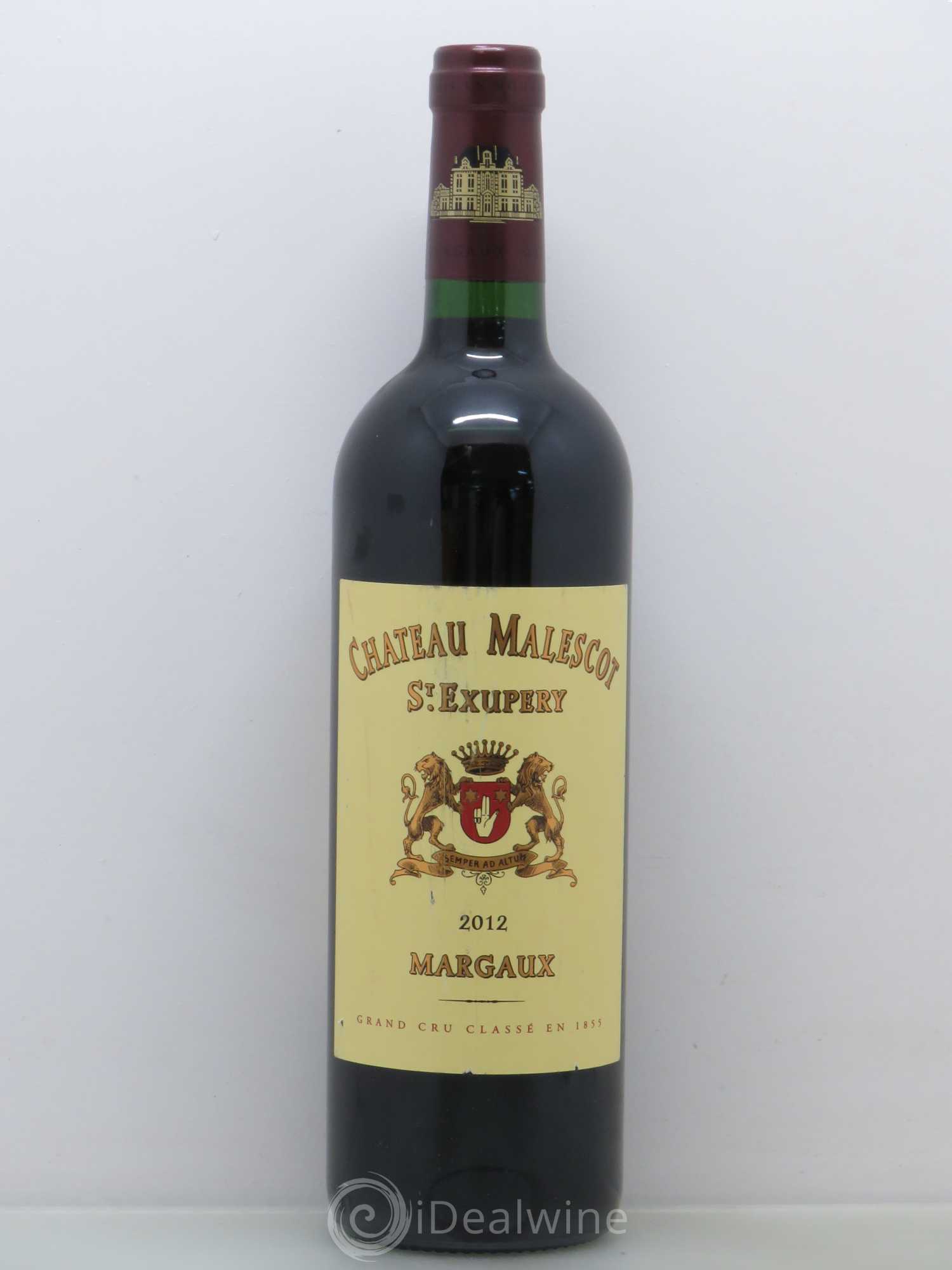 Château Malescot Saint-Exupéry 3ème Grand Cru Classé 2012 - Lot de 1 bouteille - 0