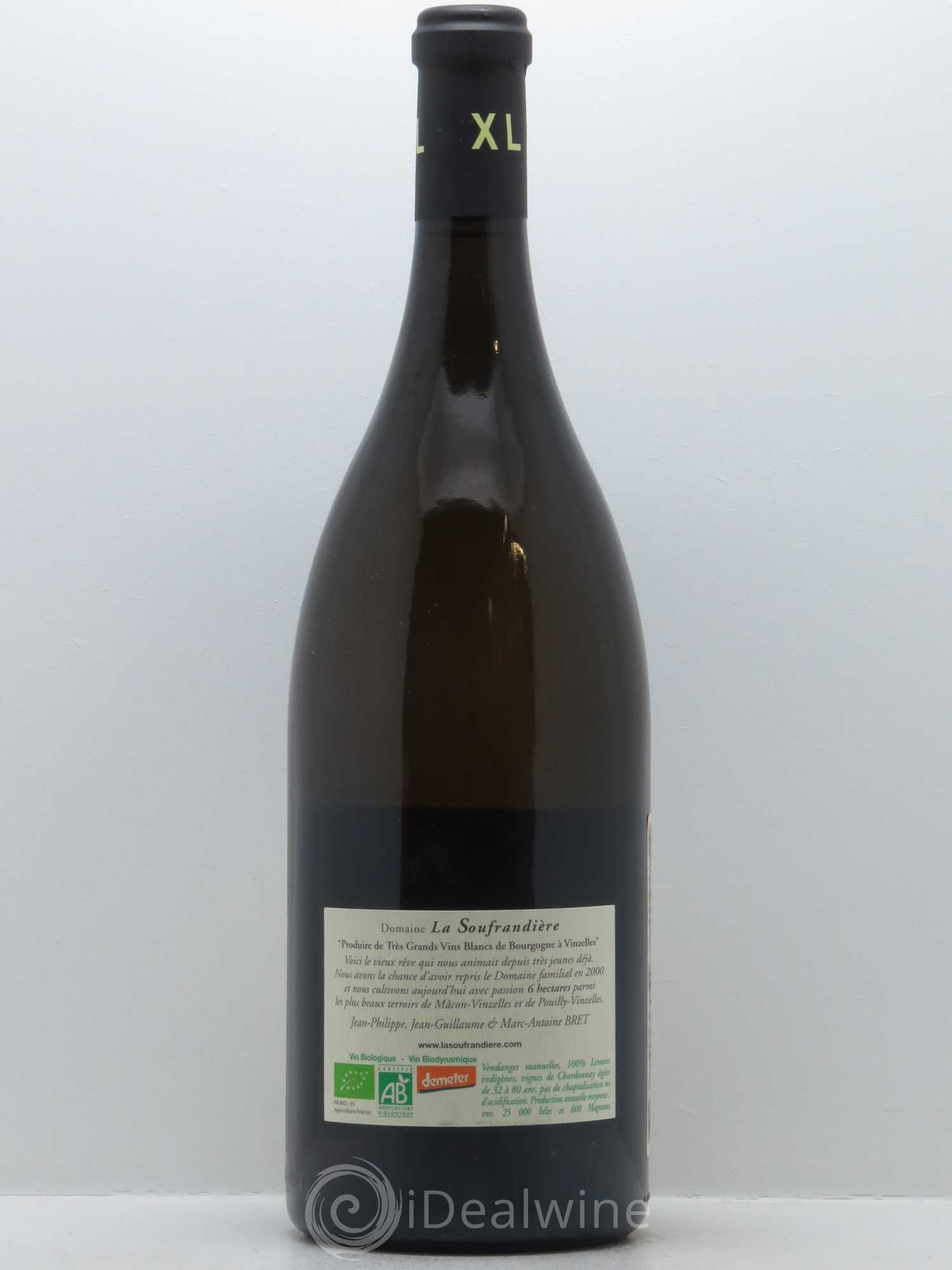Pouilly-Vinzelles La Soufrandière - Bret Brothers 2015 - Lot de 1 magnum - 1