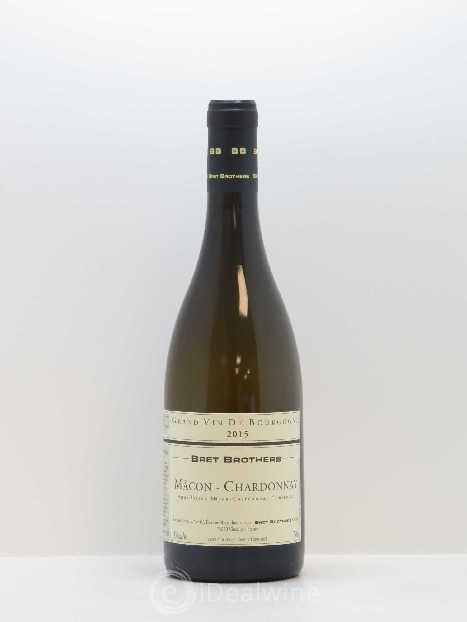 Mâcon-Chardonnay Bret Brothers 2015 - Lot de 1 bouteille - 0