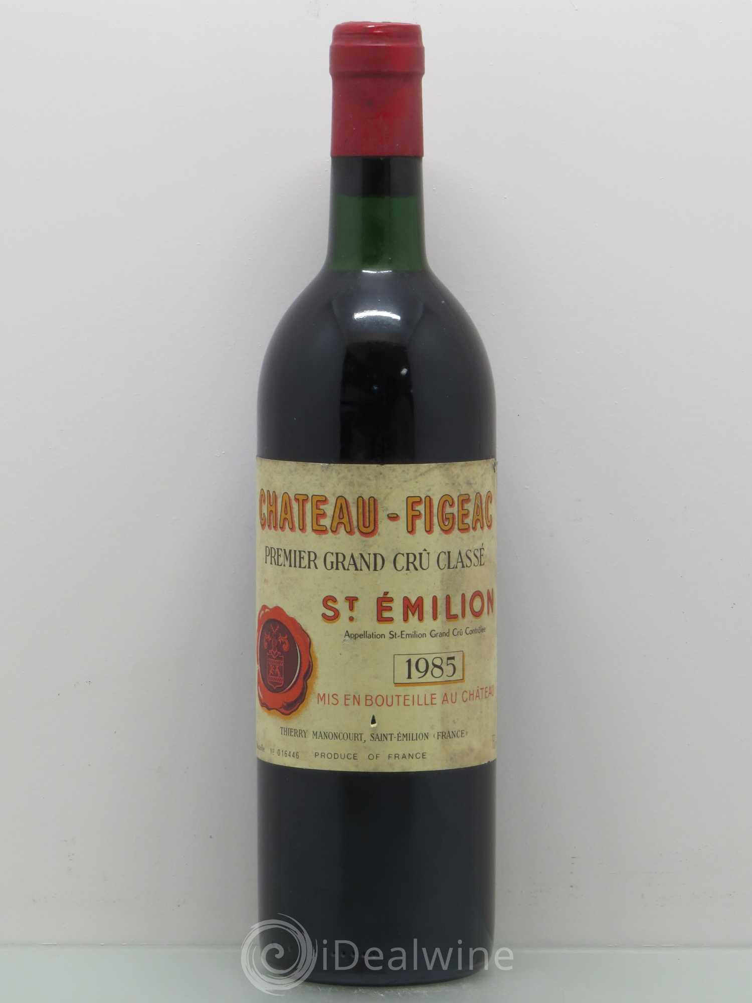 Château Figeac 1er Grand Cru Classé A 1985 - Lot de 1 bouteille - 0