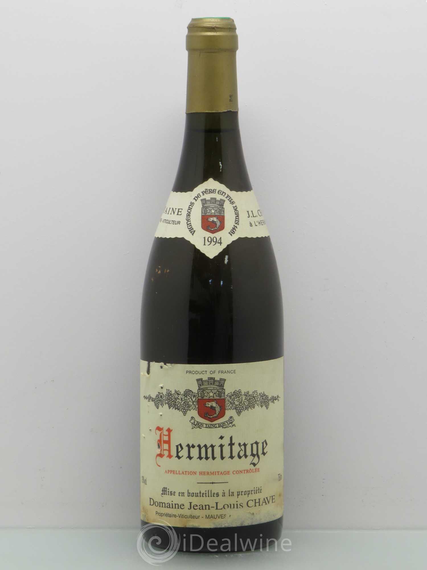 Hermitage Jean-Louis Chave 1994 - Lot de 1 bouteille - 0