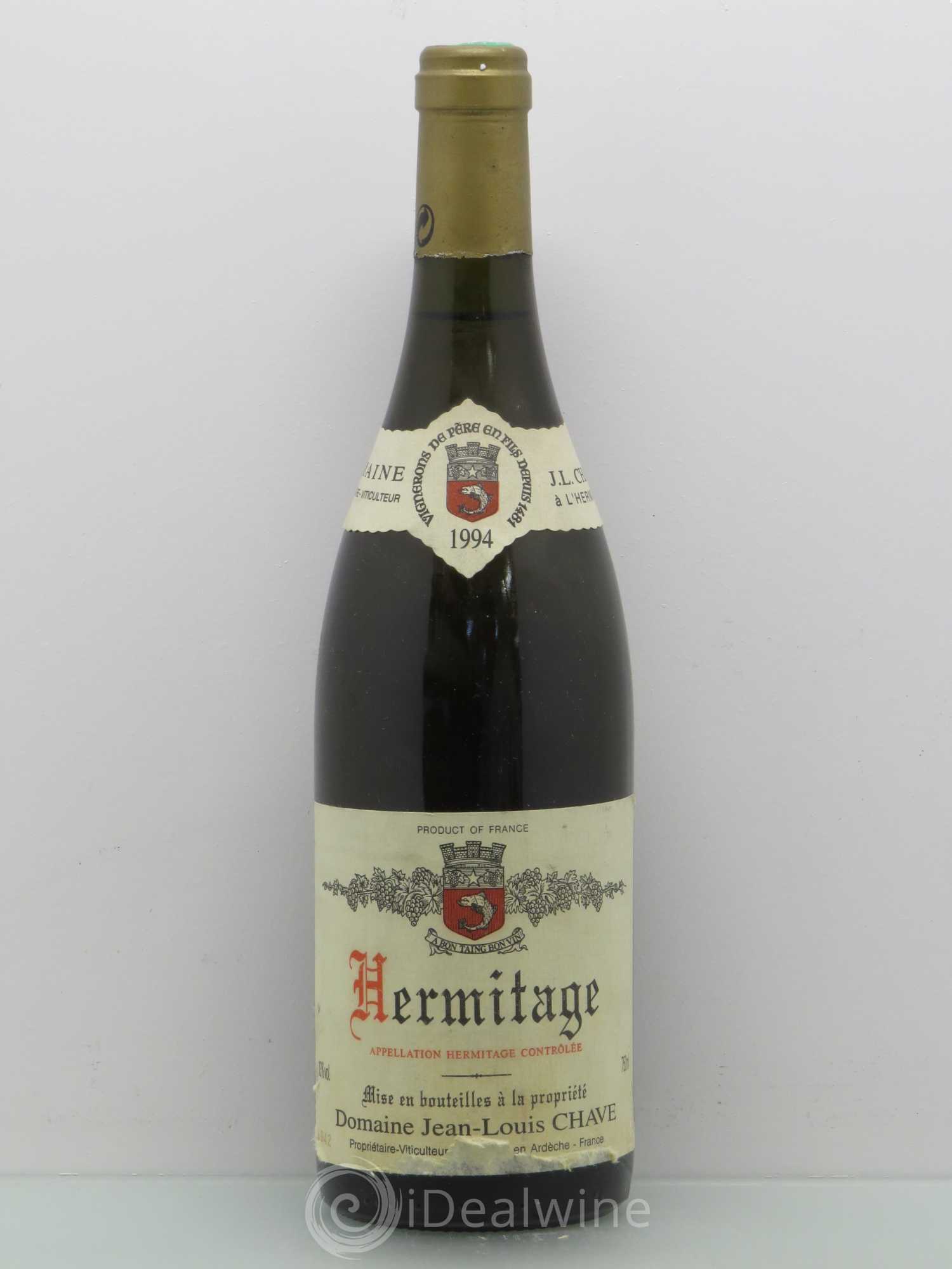 Hermitage Jean-Louis Chave 1994 - Lot de 1 bouteille - 0
