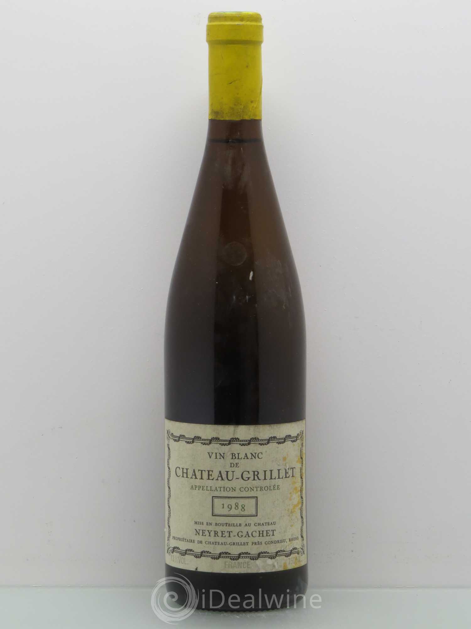 Rhône Château Grillet 1988 - Lot de 1 bouteille - 0