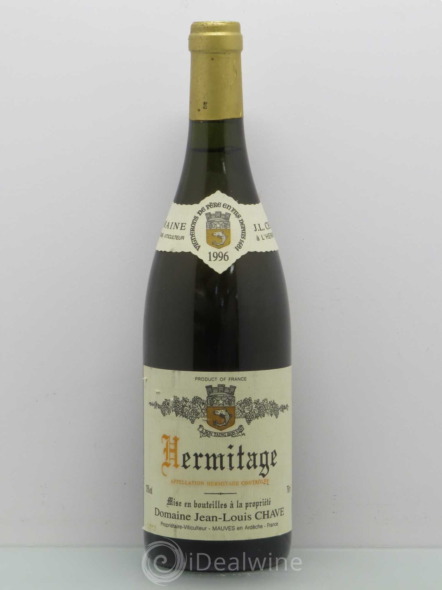 Hermitage Jean-Louis Chave 1996 - Lot de 1 bouteille - 0