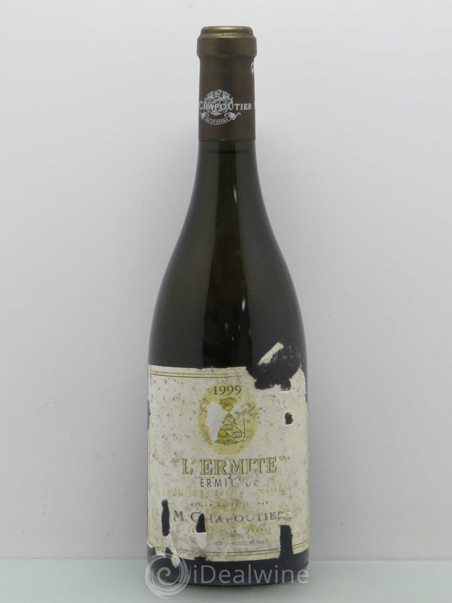 Hermitage Ermitage l'Ermite Chapoutier 1999 - Lot de 1 bouteille - 0