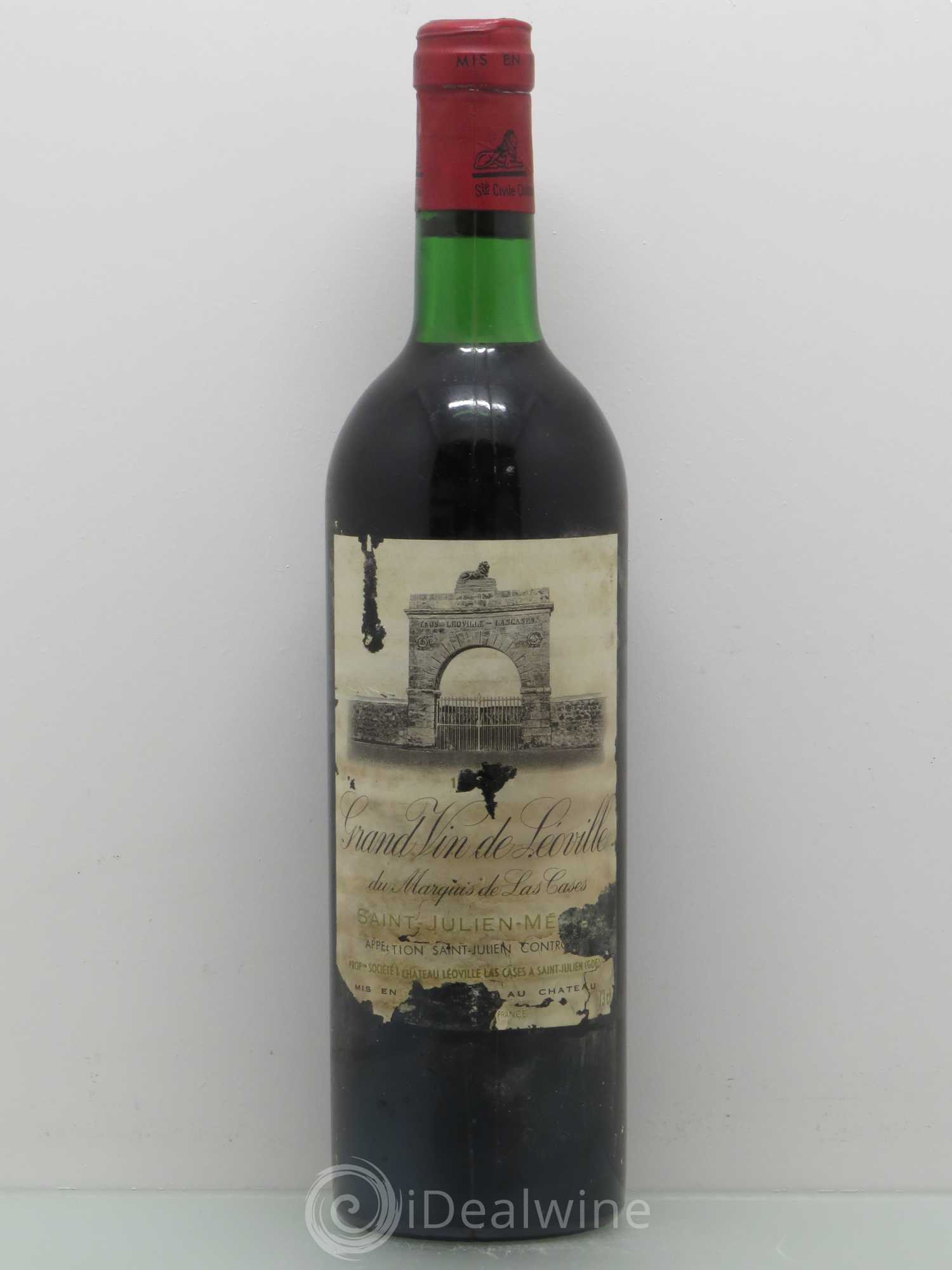 Château Léoville Las Cases 2ème Grand Cru Classé 1975 - Lot de 1 bouteille - 0