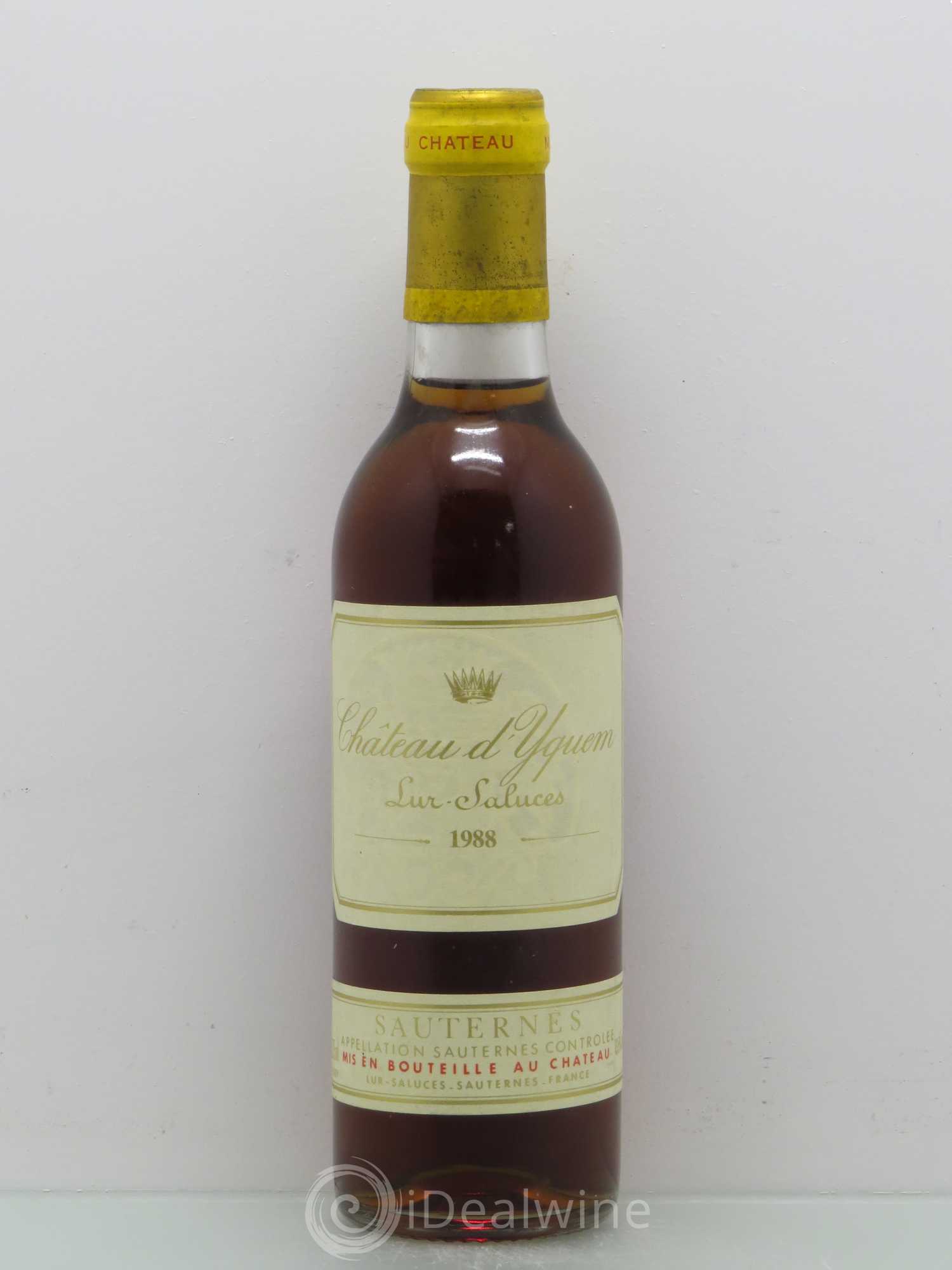 Château d' Yquem 1er Cru Classé Supérieur 1988 - Lotto di 1 mezza bottiglia - 0