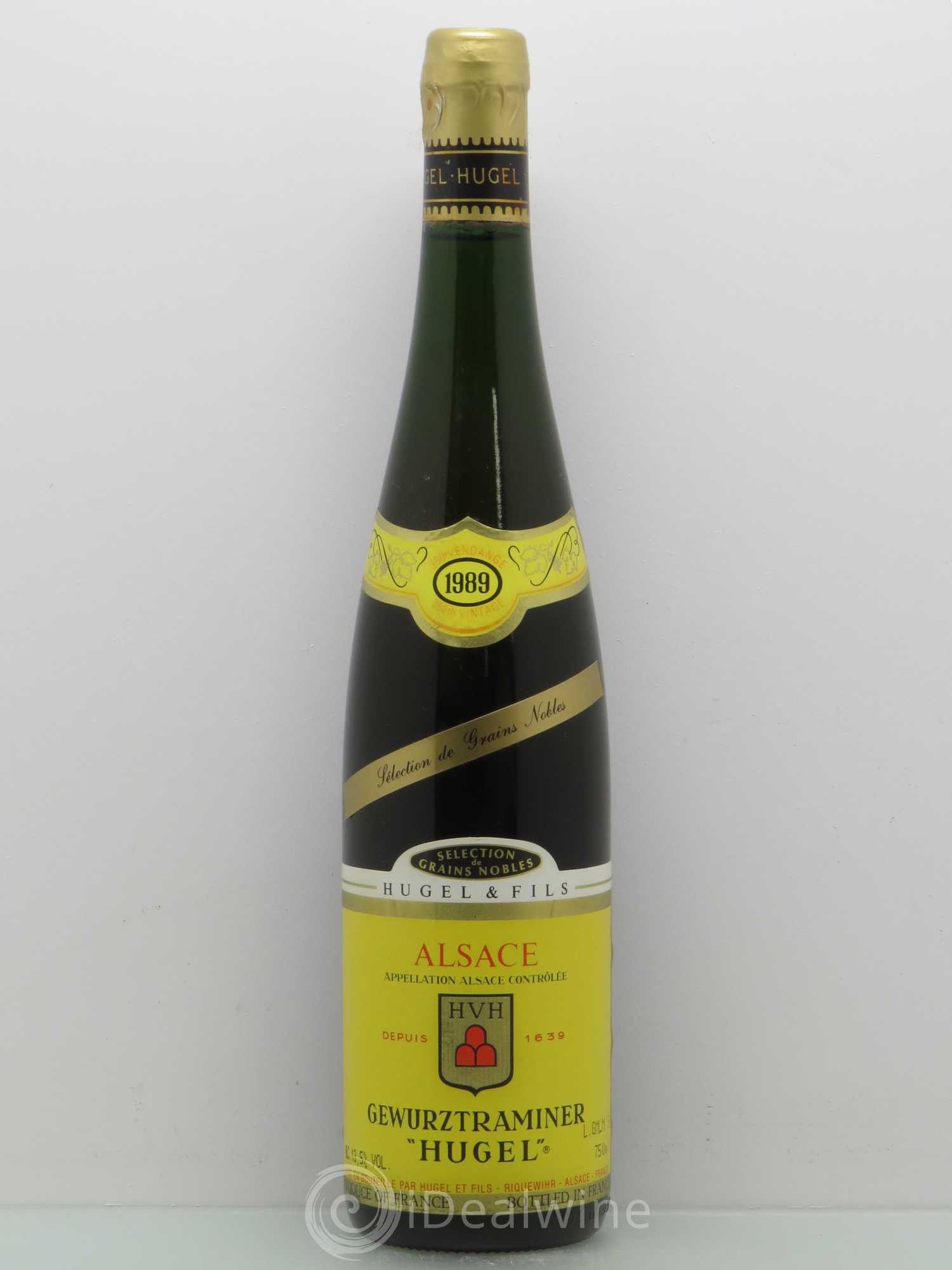Gewurztraminer Sélection de Grains Nobles Hugel (Domaine) 1989 - Lotto di 1 bottiglia - 0