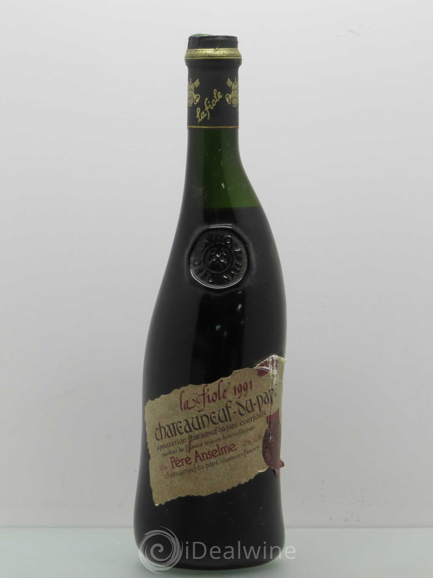 Châteauneuf-du-Pape La Fiole - Père Anselme 1991 - Posten von 1 Flasche - 0