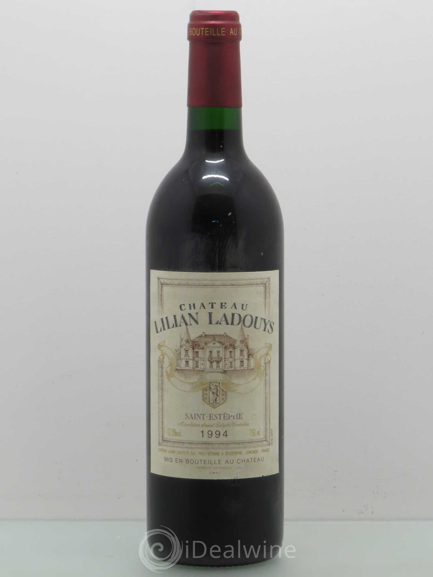 Château Lilian Ladouys Cru Bourgeois 1994 - Lot de 1 bouteille - 0