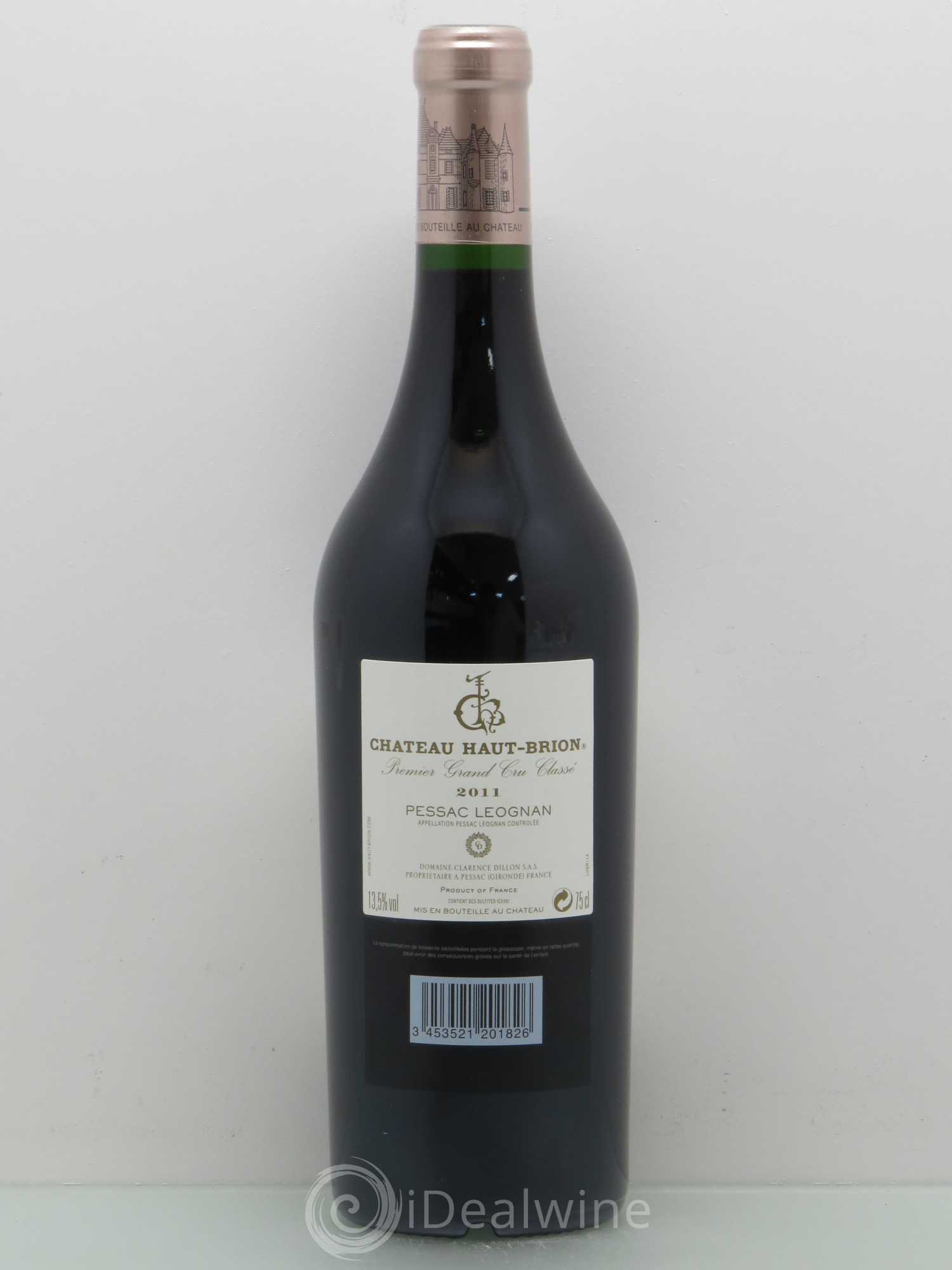 Château Haut Brion 1er Grand Cru Classé 2011 - Lot de 1 bouteille - 1