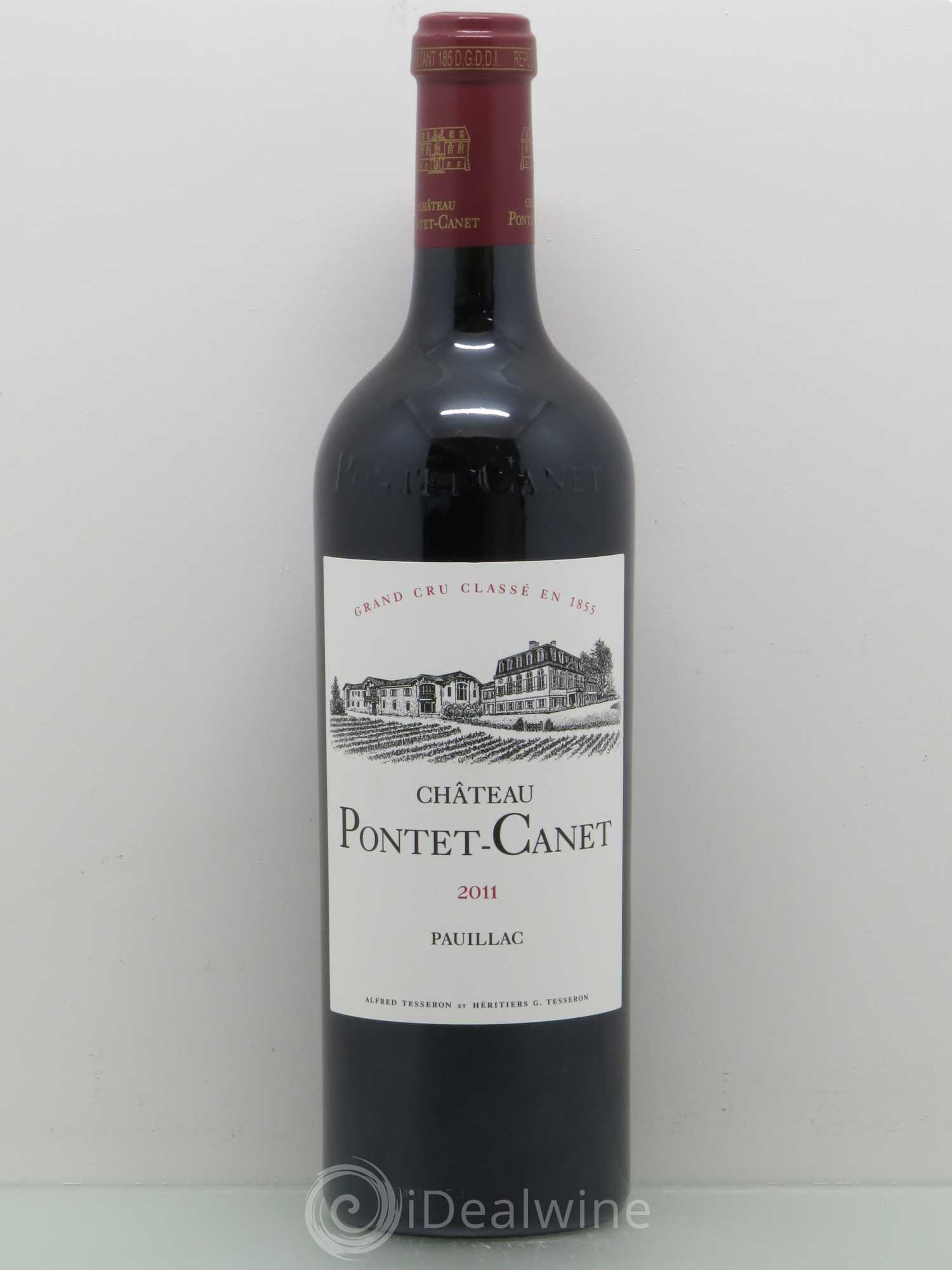 Château Pontet Canet 5ème Grand Cru Classé 2011 - Lot de 1 bouteille - 0