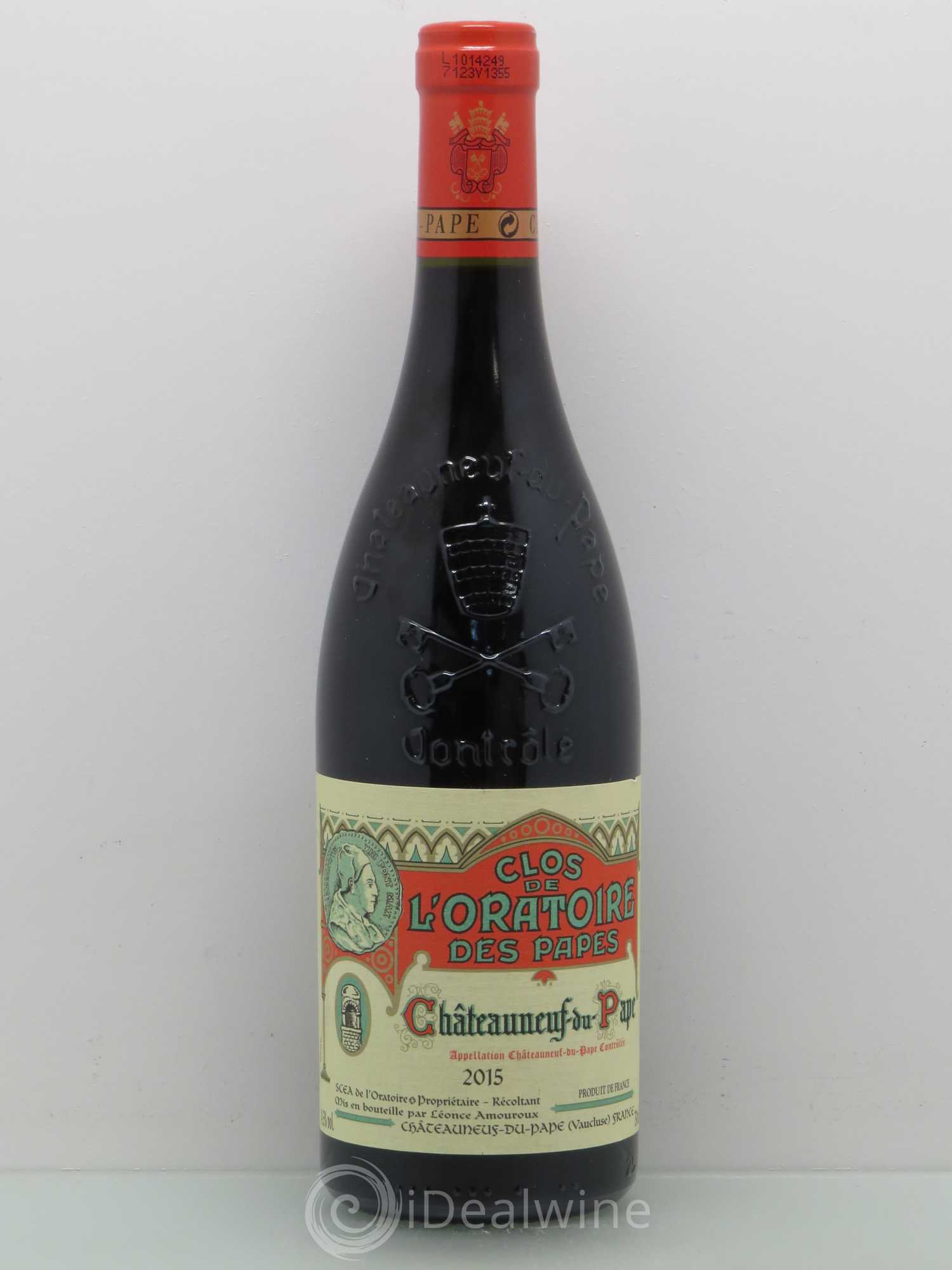 Châteauneuf-du-Pape Clos de l'Oratoire des Papes 2015 - Lot de 1 bouteille - 0