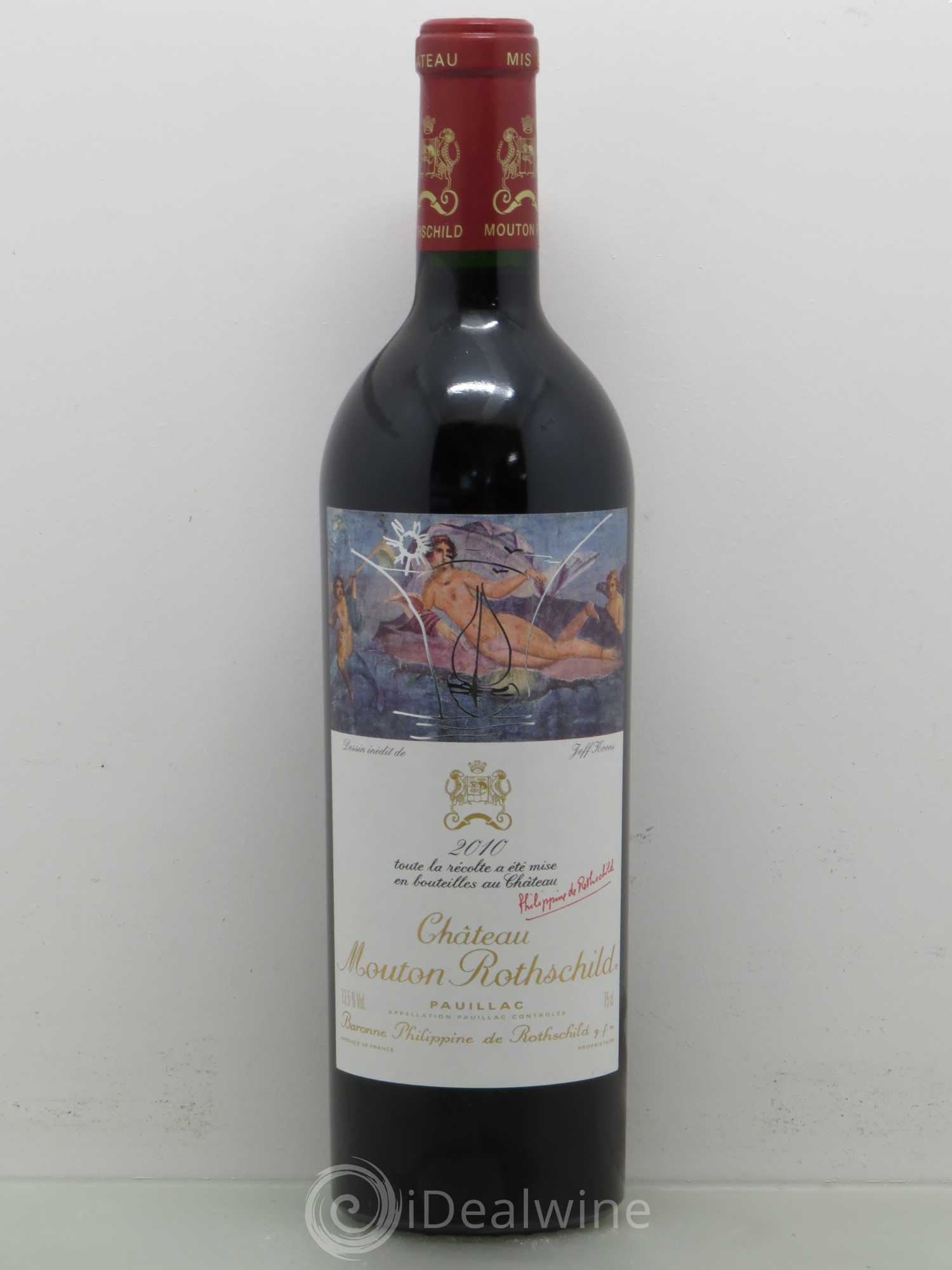 Château Mouton Rothschild 1er Grand Cru Classé 2010 - Lot de 1 bouteille - 0