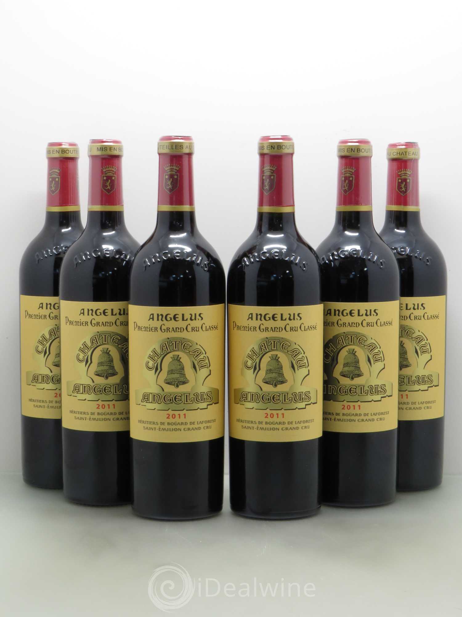 Château Angélus 1er Grand Cru Classé A 2011 - Lot de 6 bouteilles - 0