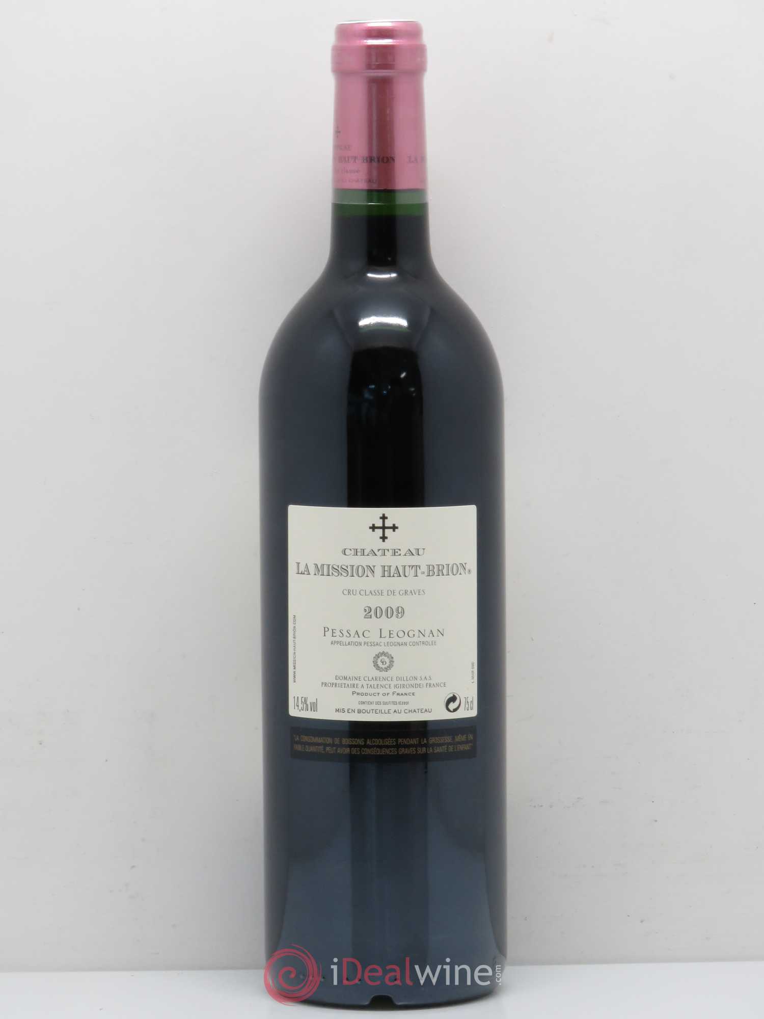Château la Mission Haut-Brion Cru Classé de Graves 2009 - Lot de 1 bouteille - 1