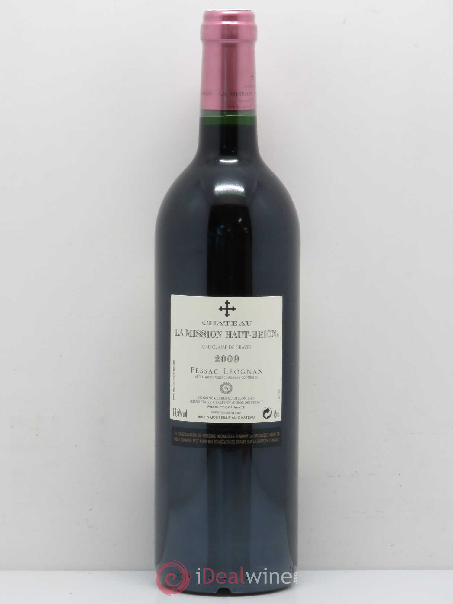 Château la Mission Haut-Brion Cru Classé de Graves 2009 - Lot de 1 bouteille - 1