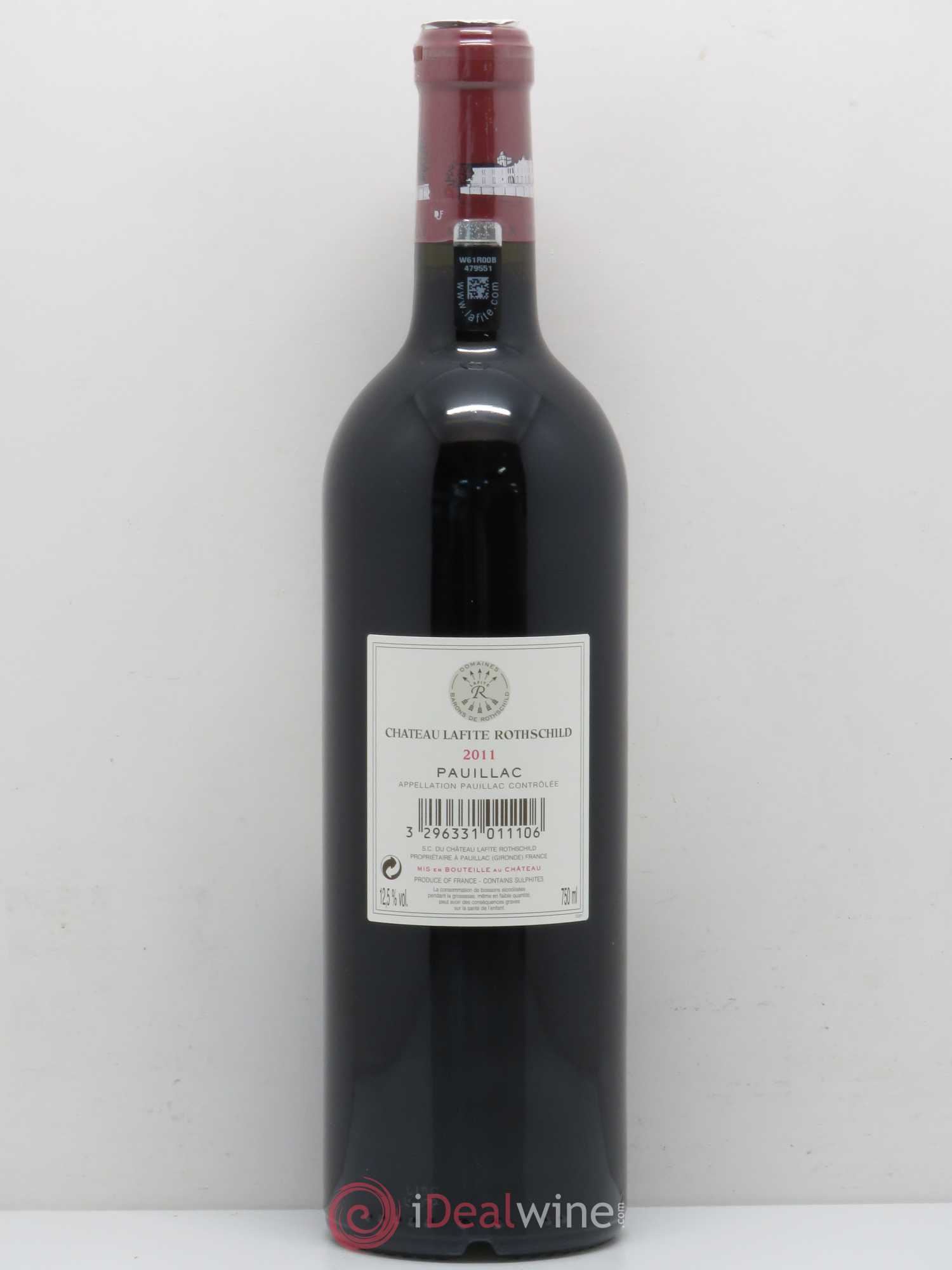 Château Lafite Rothschild 1er Grand Cru Classé 2011 - Lot de 1 bouteille - 1