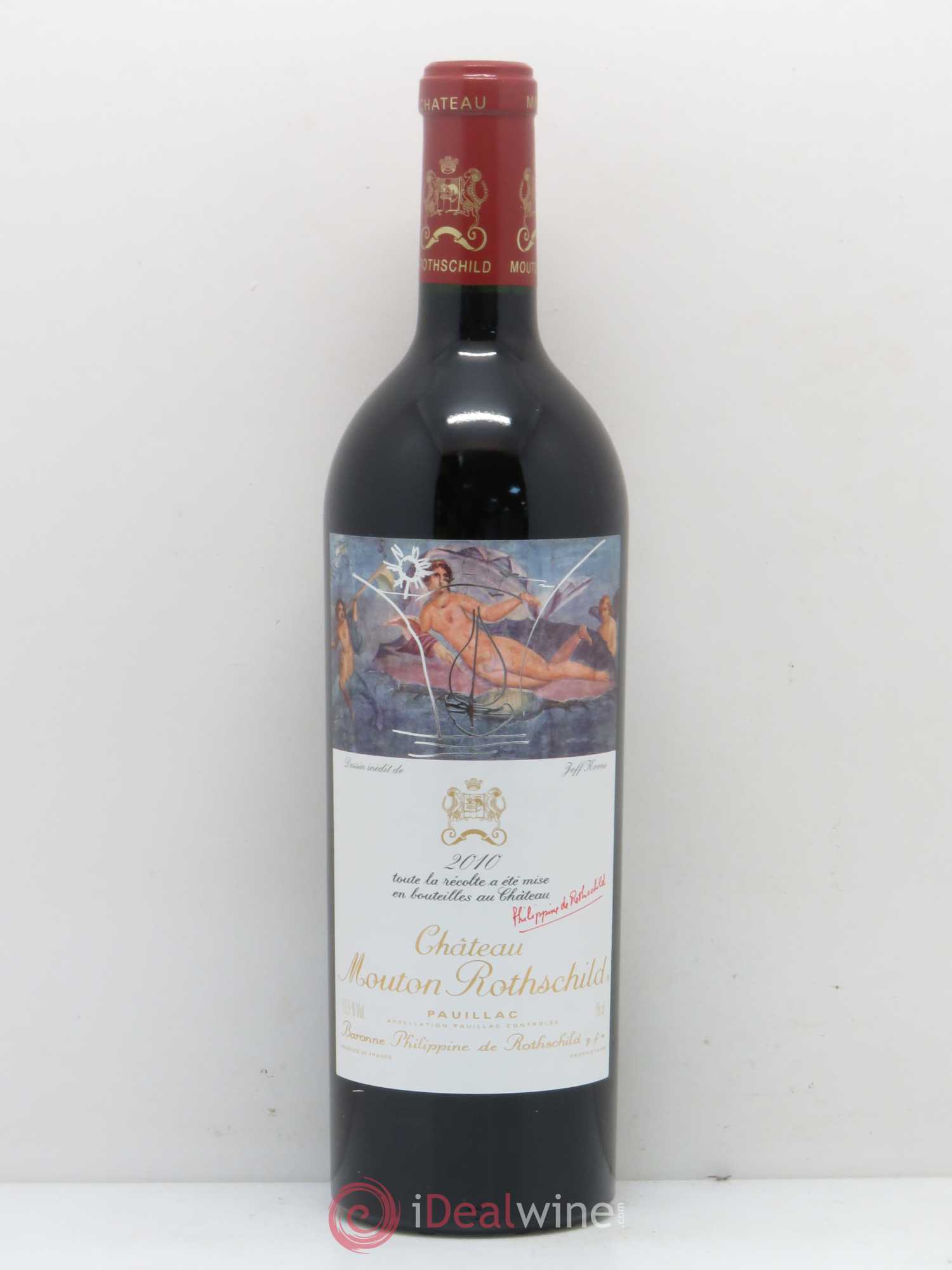 Château Mouton Rothschild 1er Grand Cru Classé 2010 - Lot de 1 bouteille - 0