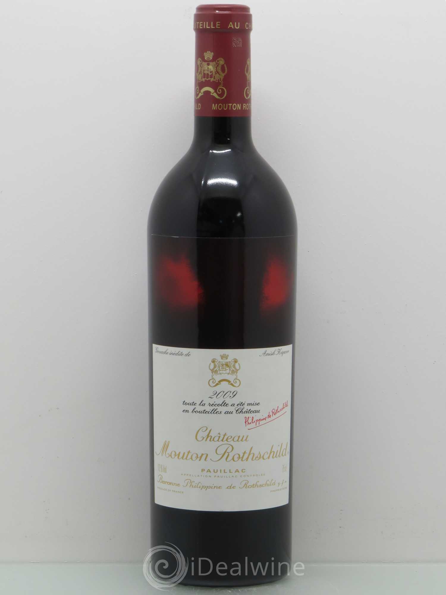 Château Mouton Rothschild 1er Grand Cru Classé 2009 - Lot de 1 bouteille - 0