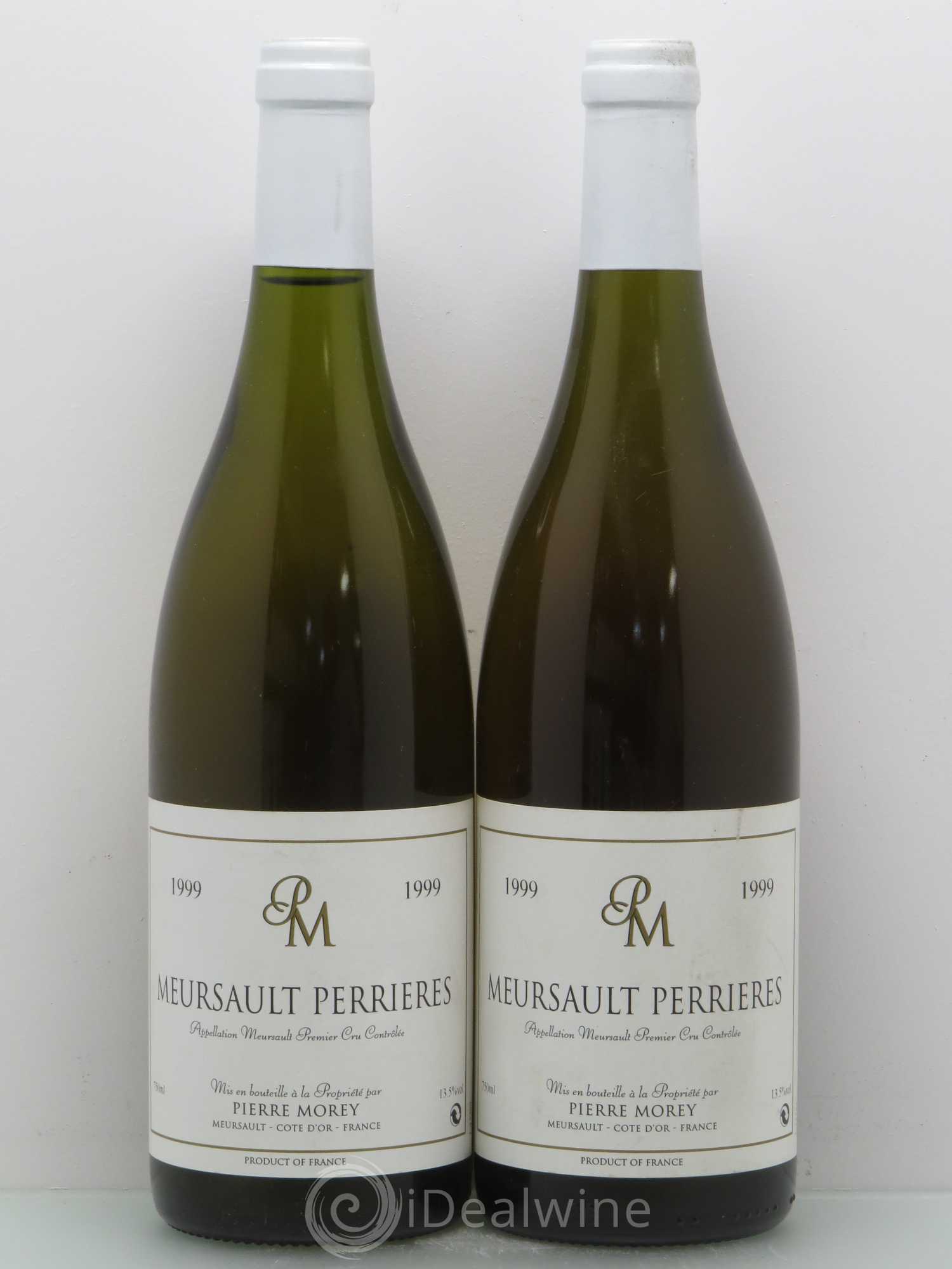 Meursault 1er Cru Perrières Pierre Morey (Domaine) 1999 - Lot de 2 bouteilles - 0