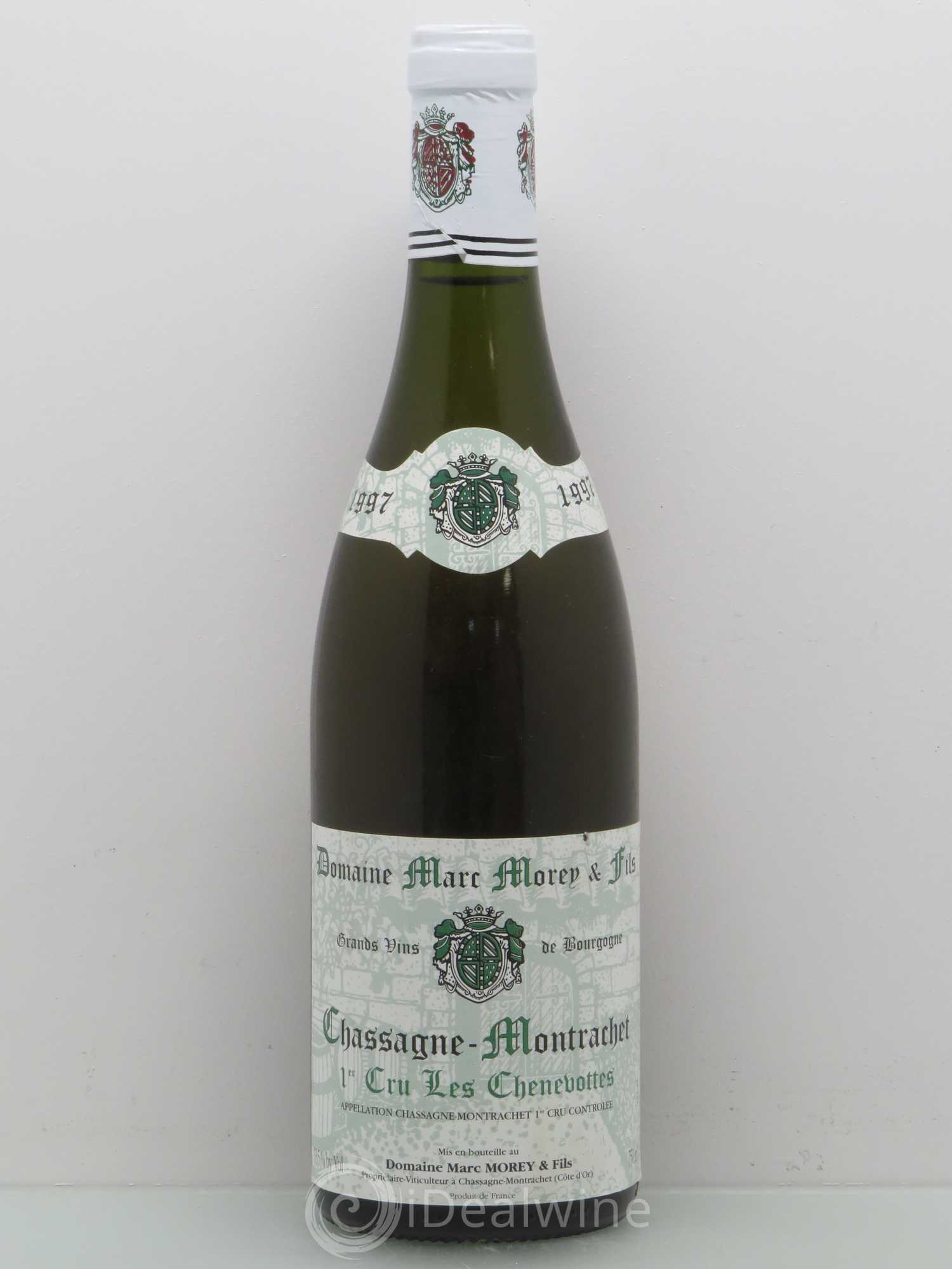 Chassagne-Montrachet 1er Cru Les Chevenottes - Marc Morey 1997 - Posten von 1 Flasche - 0
