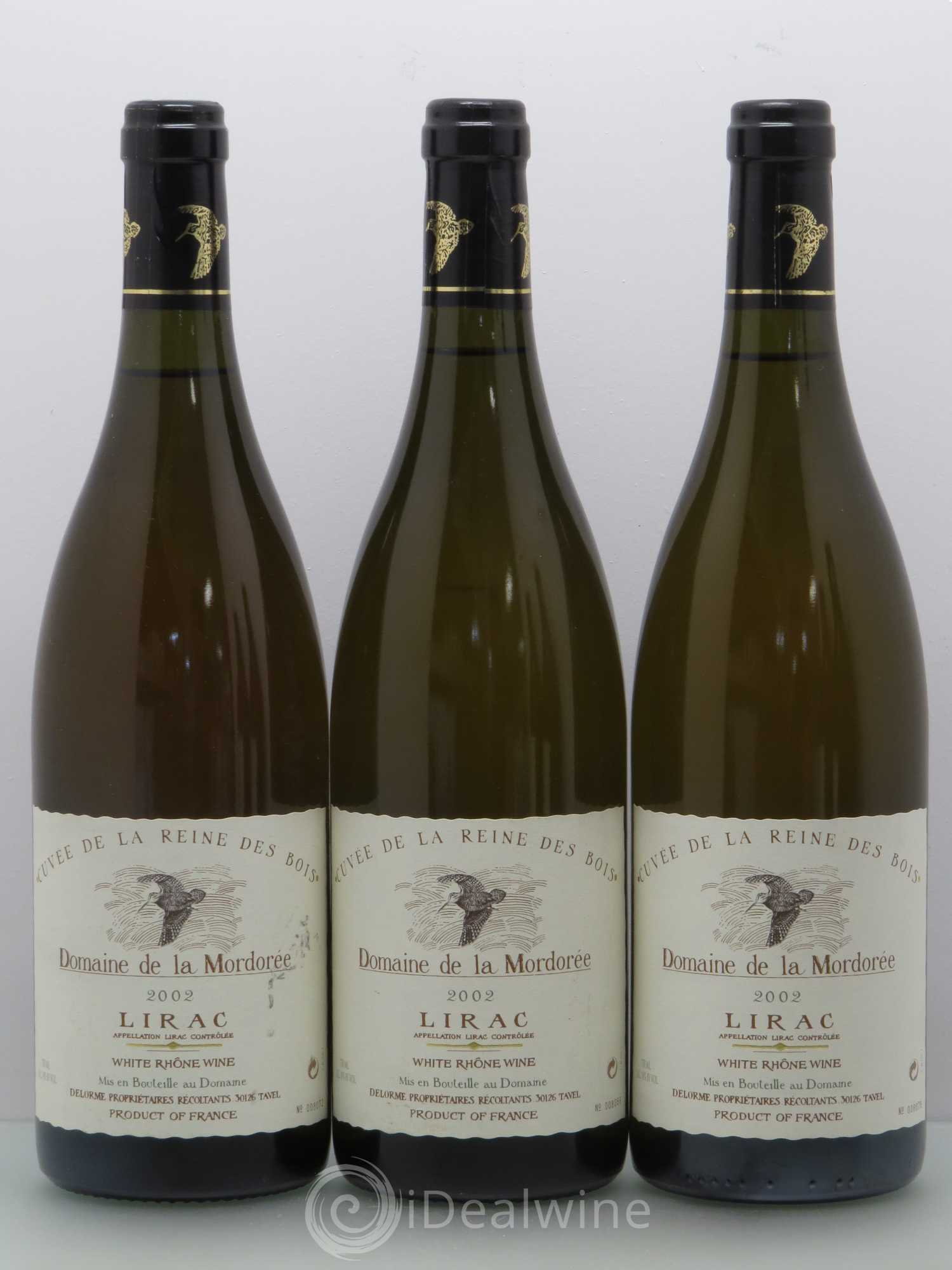 Lirac Cuvée Reine des Bois La Mordorée (Domaine de) (sans prix de réserve) 2002 - Lot de 5 bouteilles - 1