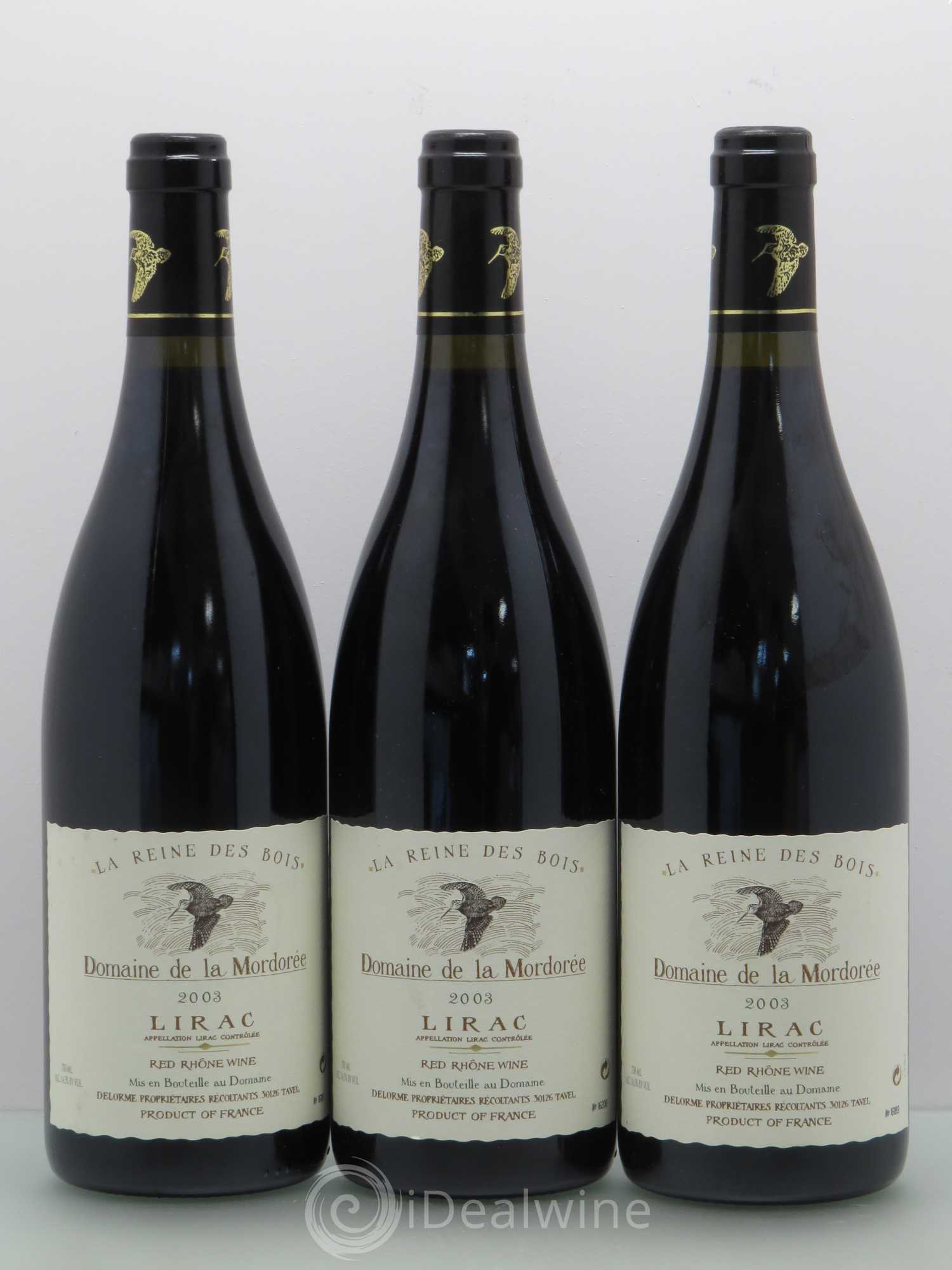 Lirac Cuvée Reine des Bois La Mordorée (Domaine de) 2003 - Lot de 6 bouteilles - 2
