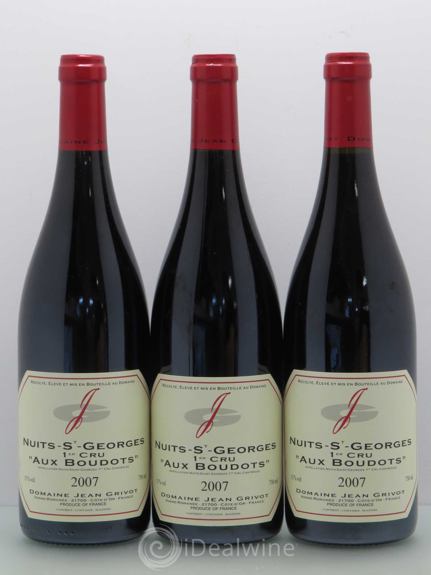 Nuits-Saint-Georges 1er Cru Aux Boudots Jean Grivot 2007 - Lot de 6 bouteilles - 2