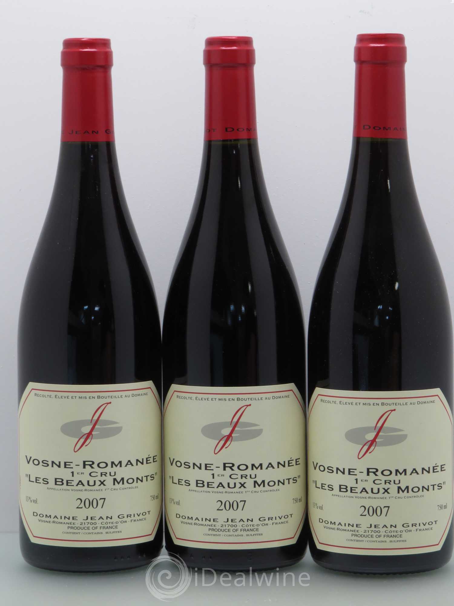 Vosne-Romanée 1er Cru Les Beaux-Monts Jean Grivot 2007 - Lot de 6 bouteilles - 2