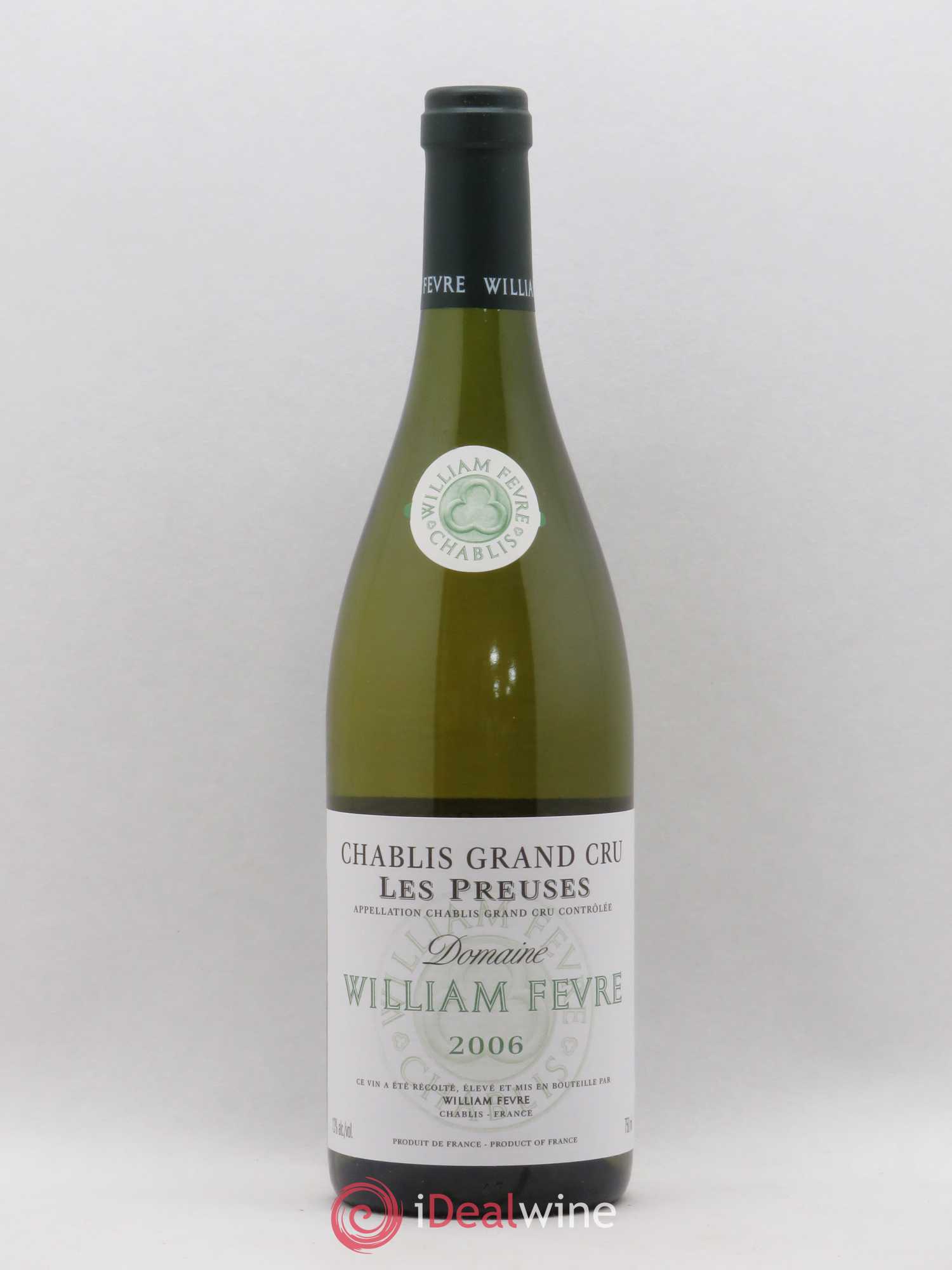 Chablis Grand Cru les Preuses William Fèvre 2006 - Lot de 1 bouteille - 0
