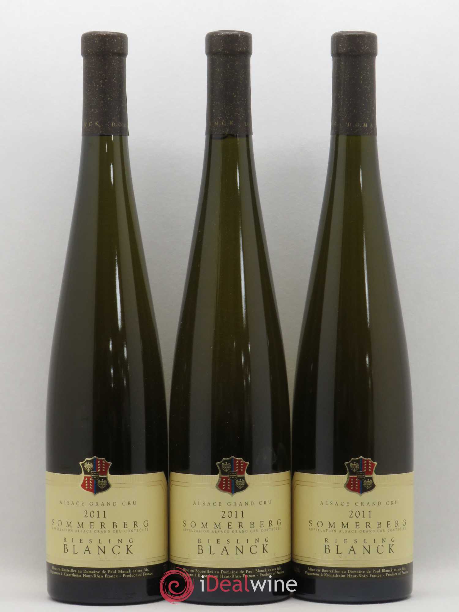 Riesling Grand Cru Sommerberg Domaine Paul Blanck 2011 - Posten von 3 Flaschen - 0