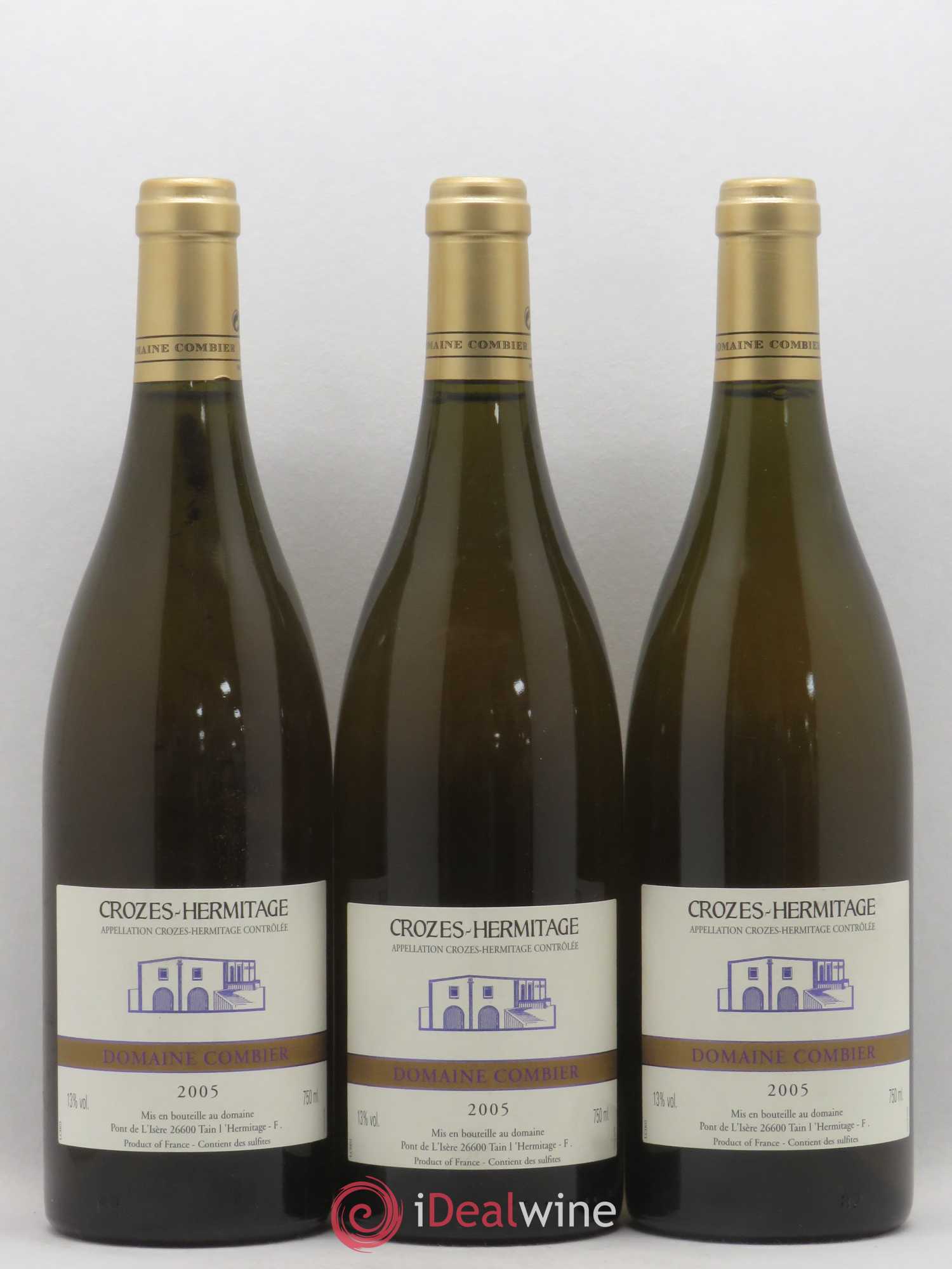 Crozes-Hermitage Combier 2005 - Lot de 3 bouteilles - 0