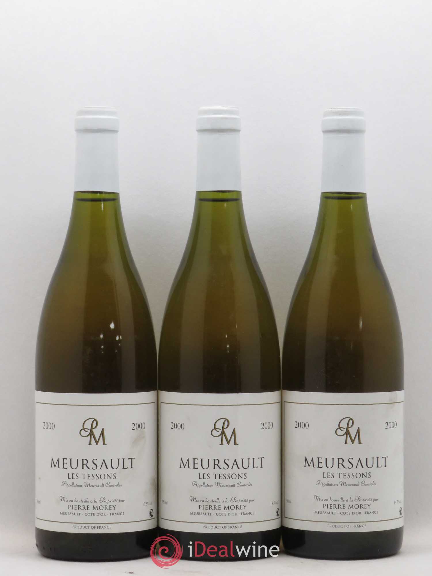 Meursault Les Tessons Pierre Morey (Domaine) 2000 - Lot de 3 bouteilles - 0