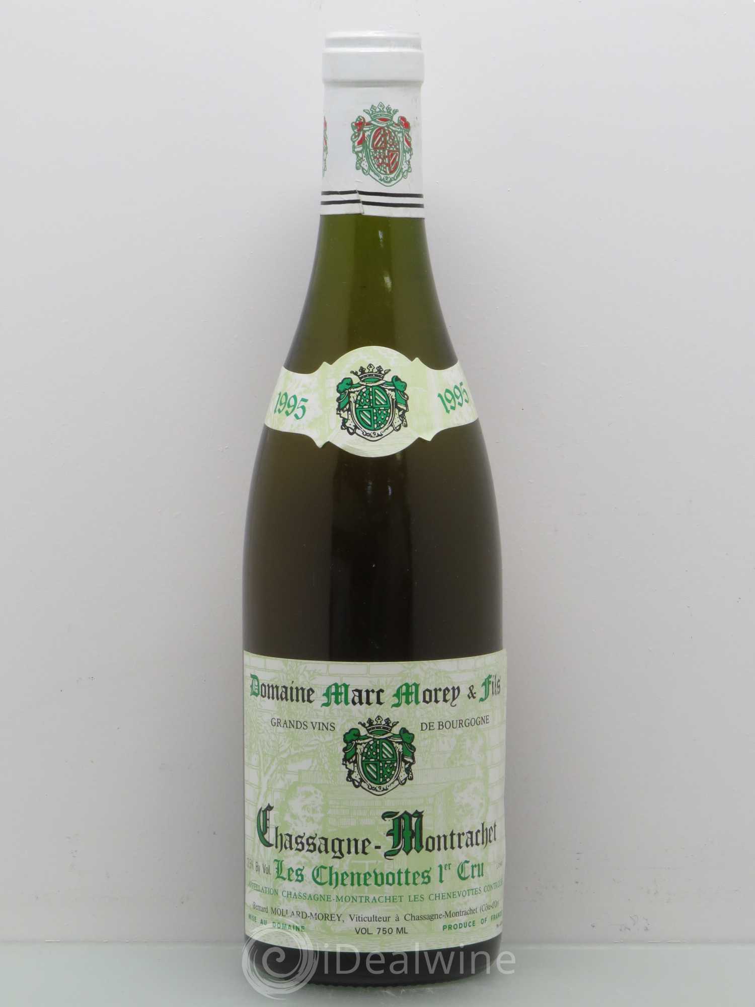 Chassagne-Montrachet 1er Cru Les Chevenottes - Marc Morey 1995 - Posten von 1 Flasche - 0