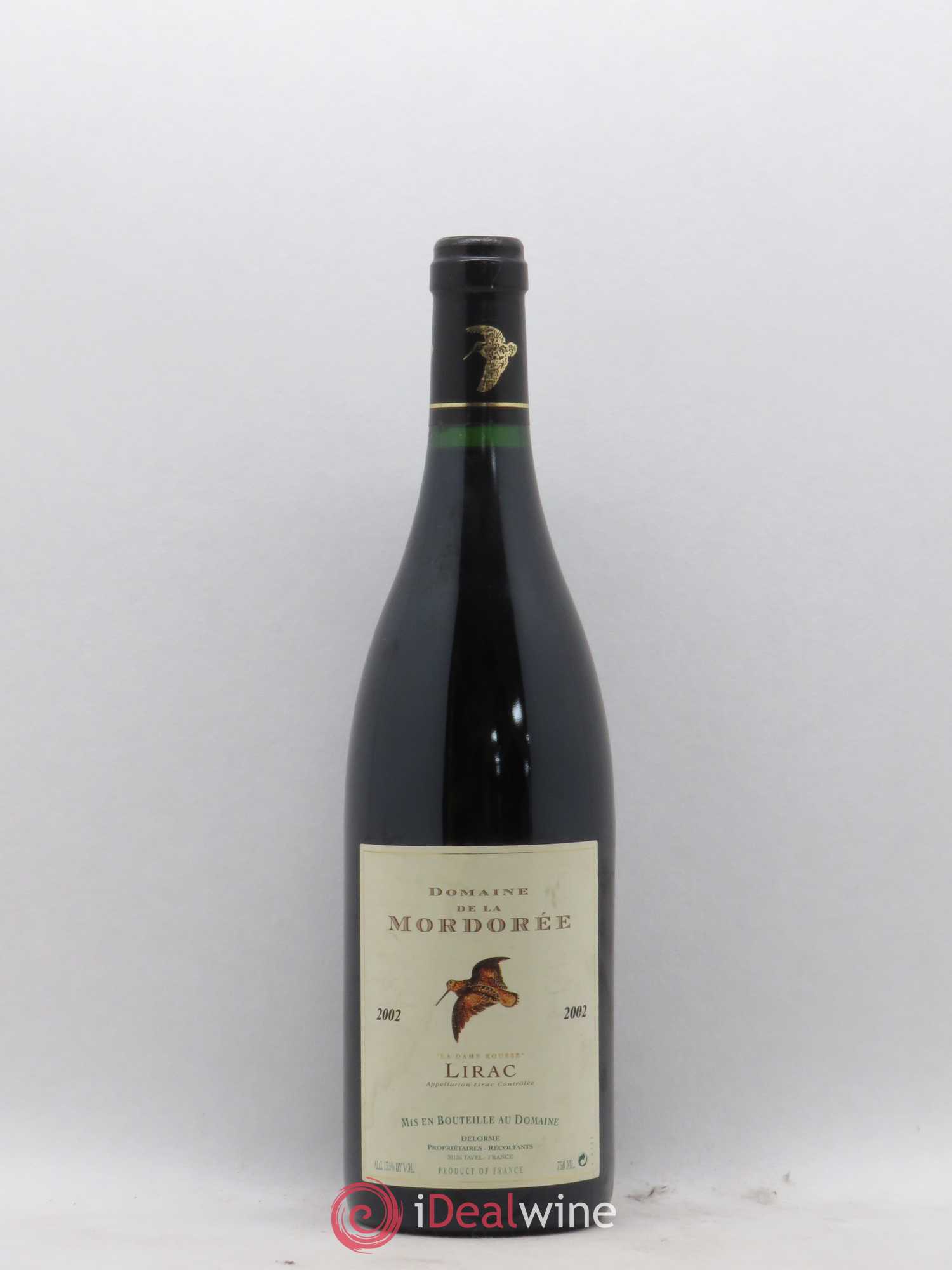 Lirac La Dame Rousse La Mordorée (Domaine de) 2002 - Lot de 1 bouteille - 0