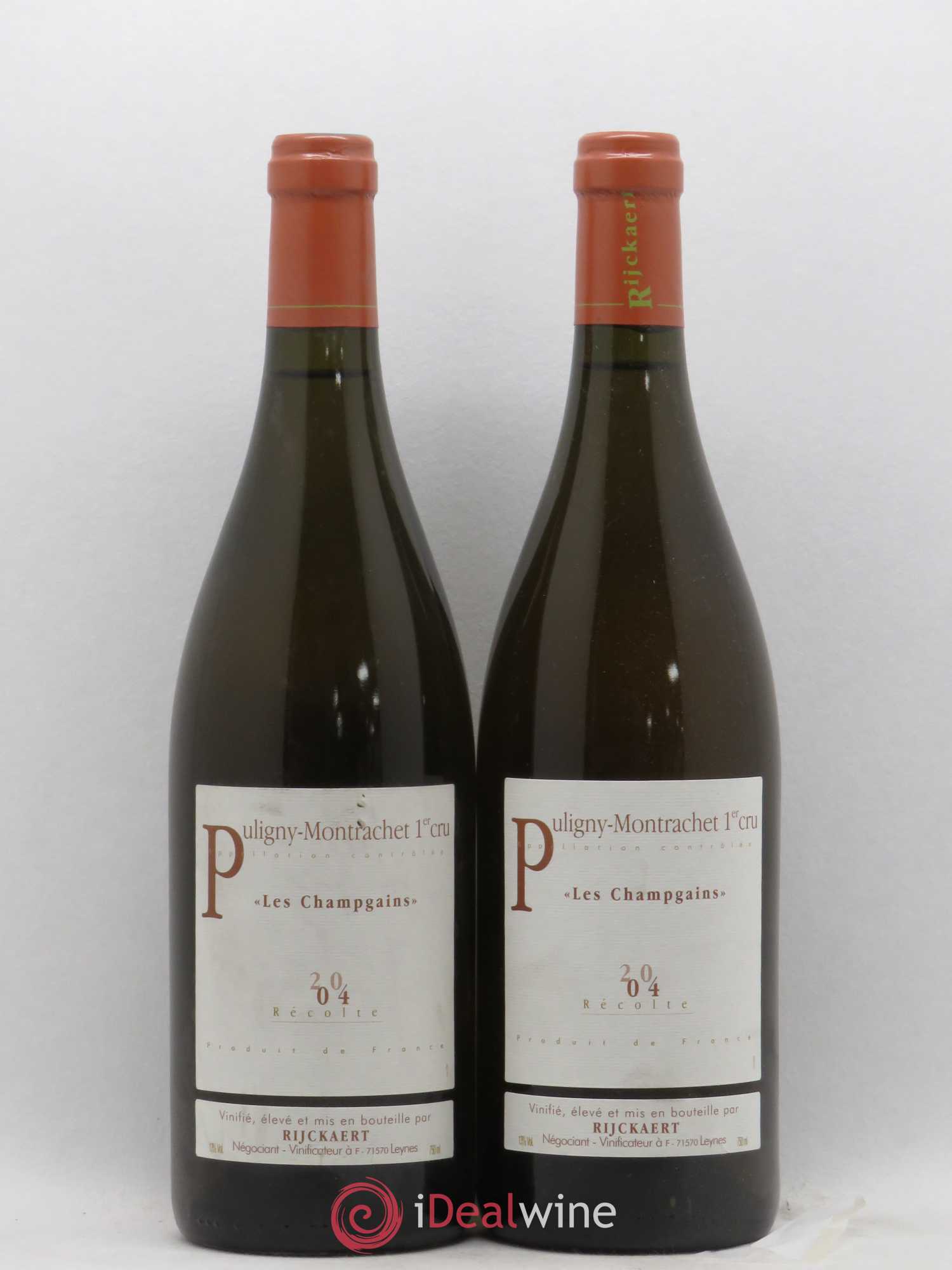 Puligny-Montrachet 1er Cru Les Champs Gains Domaine Rijckaert 2004 - Posten von 2 Flaschen - 0