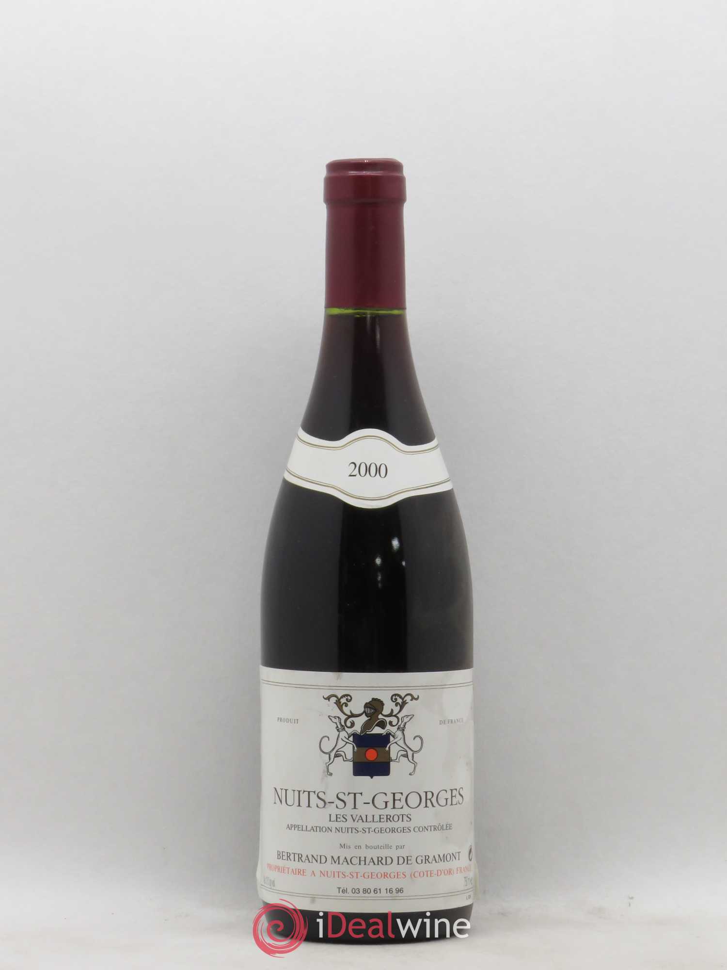 Nuits-Saint-Georges 1er Cru Les Vallerots Machard de Gramont 2000 - Posten von 1 Flasche - 0