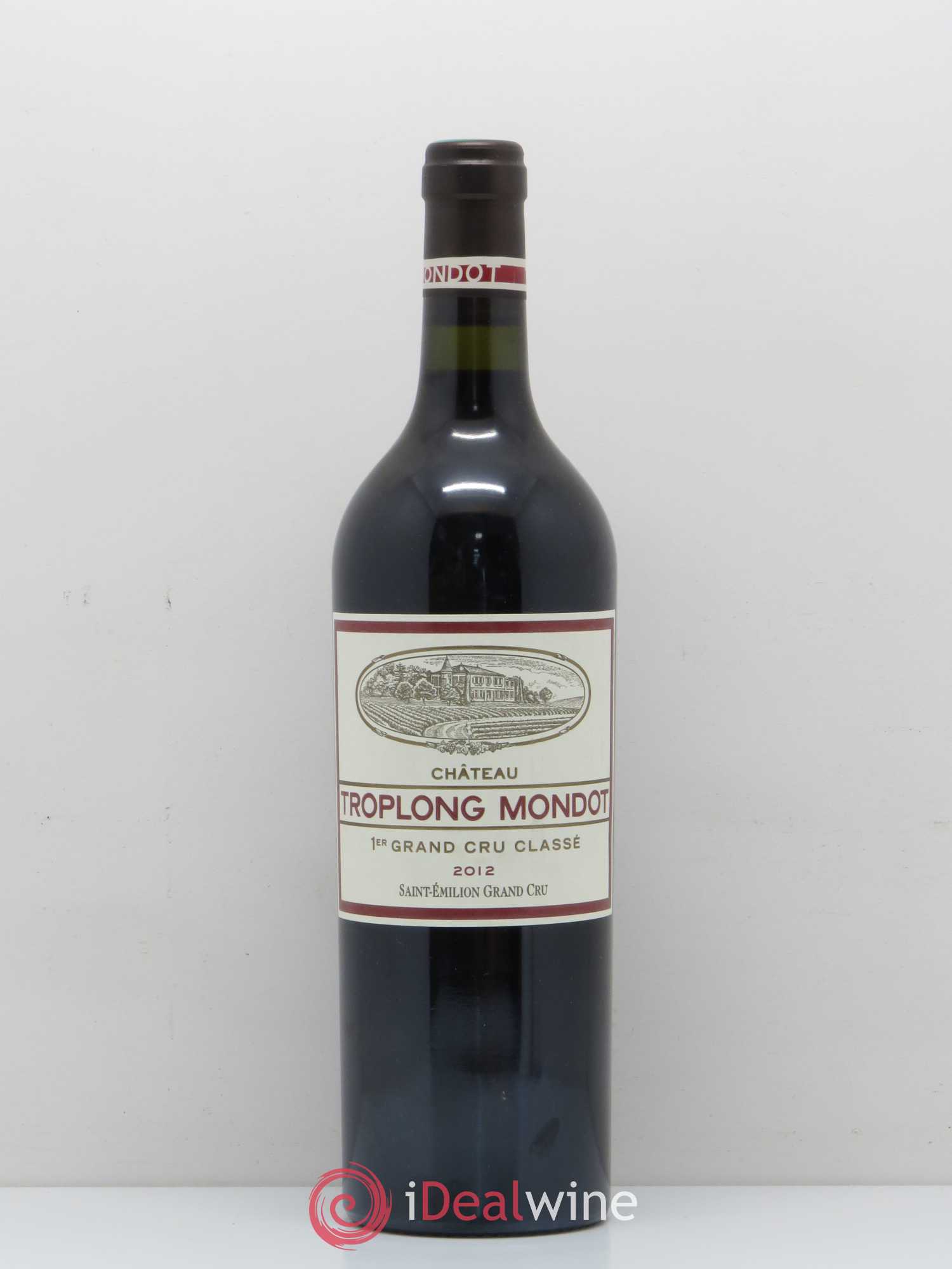 Château Troplong Mondot 1er Grand Cru Classé B 2012 - Lot de 1 bouteille - 0