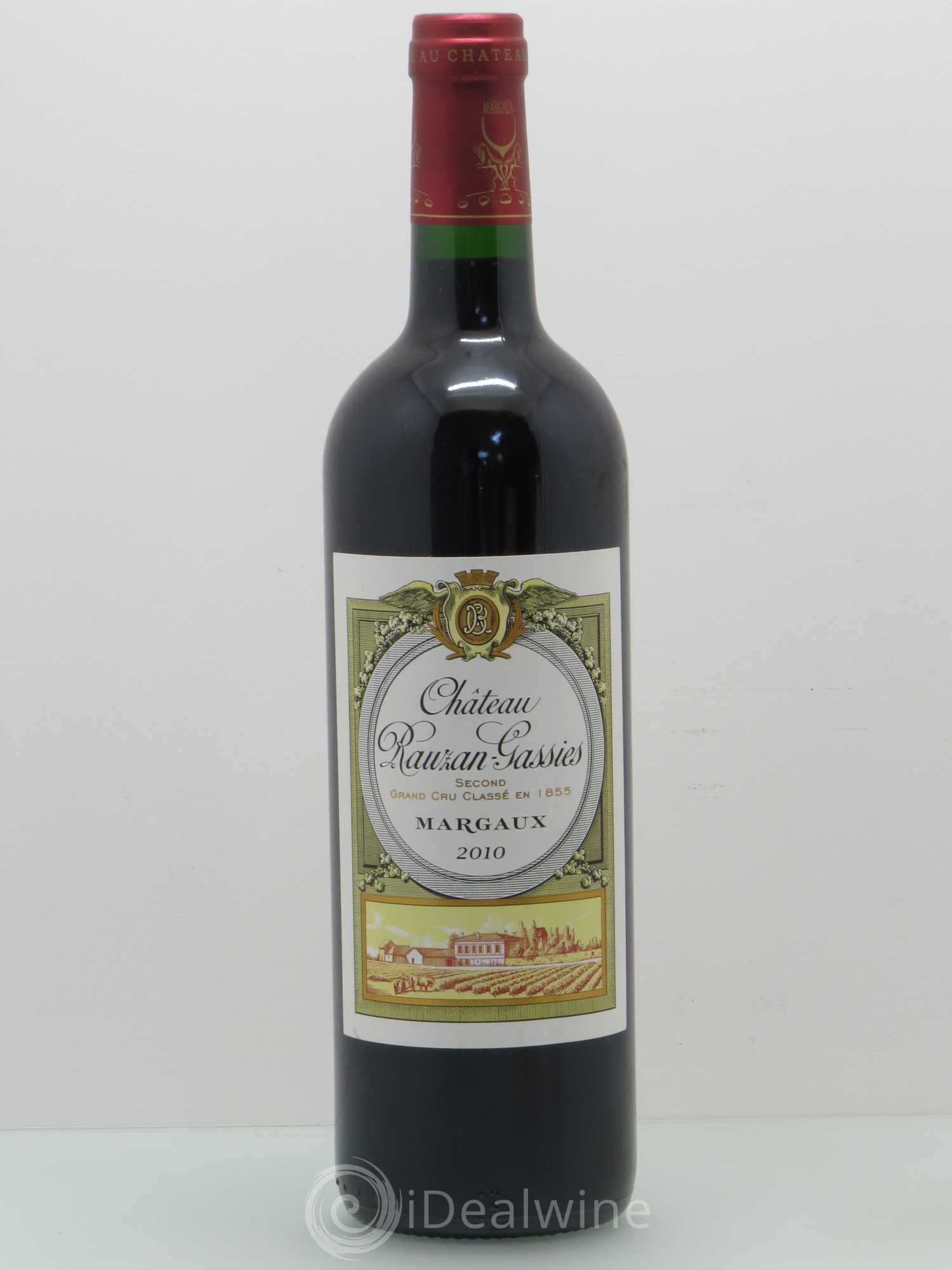 Château Rauzan-Gassies 2ème Grand Cru Classé 2010 - Lot de 1 bouteille - 0