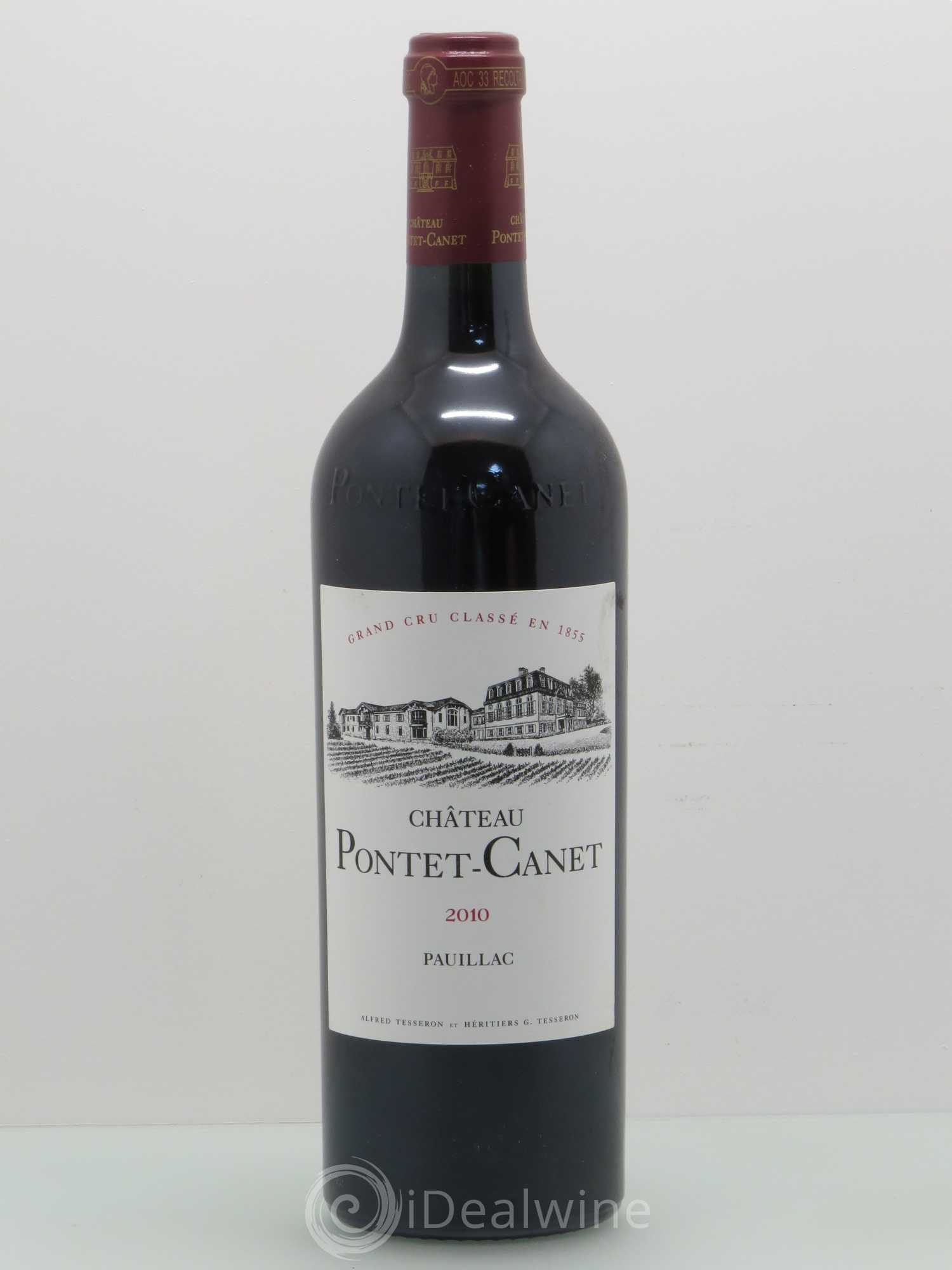 Château Pontet Canet 5ème Grand Cru Classé 2010 - Lot de 1 bouteille - 0