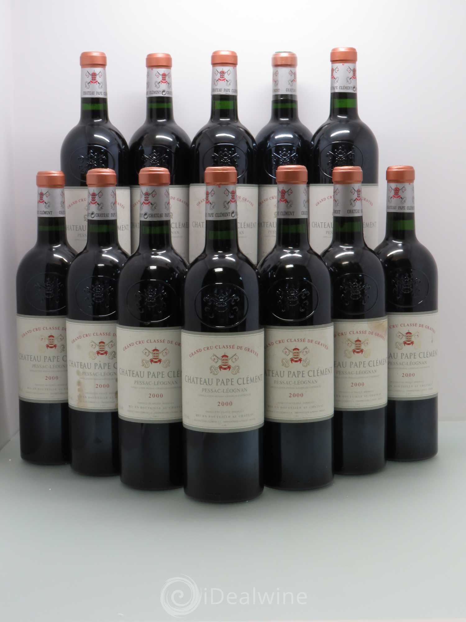 Château Pape Clément Cru Classé de Graves 2000 - Lot de 12 bouteilles - 0