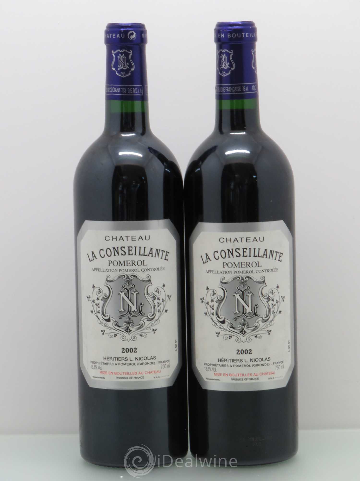 Château la Conseillante 2002 - Lot de 5 bouteilles - 2