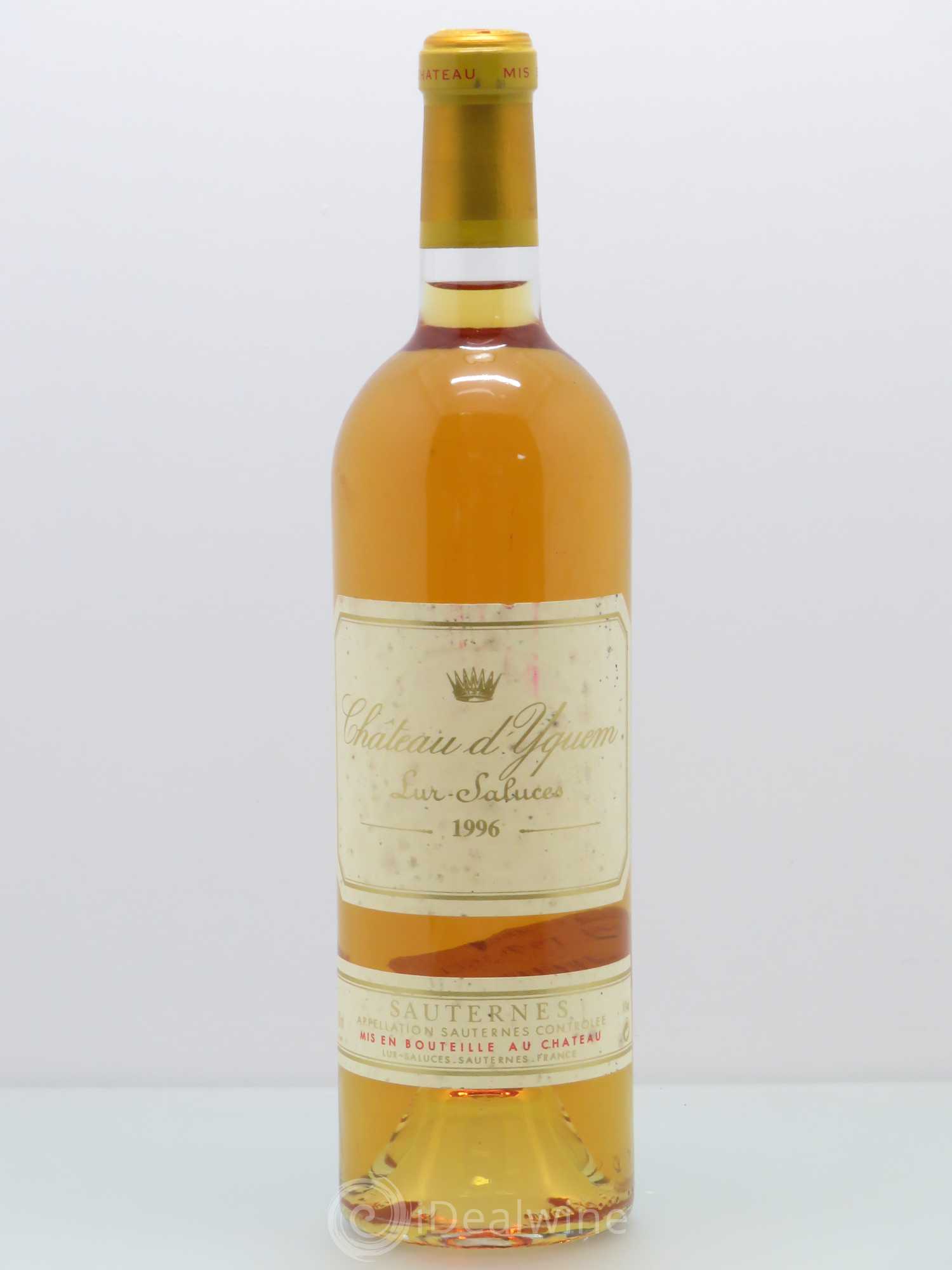 Château d' Yquem 1er Cru Classé Supérieur 1996 - Lotto di 1 bottiglia - 0