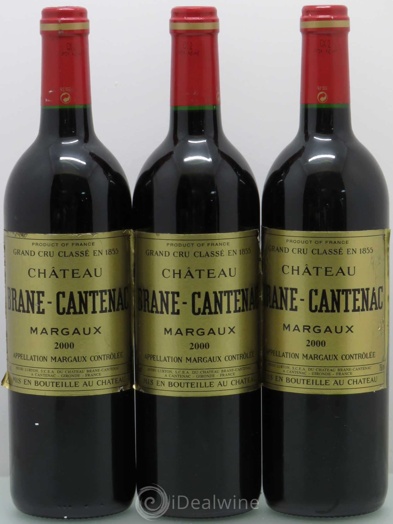 Château Brane Cantenac 2ème Grand Cru Classé 2000 - Lot de 6 bouteilles - 2